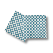 Blue Check Large Napkin (set Of 16)