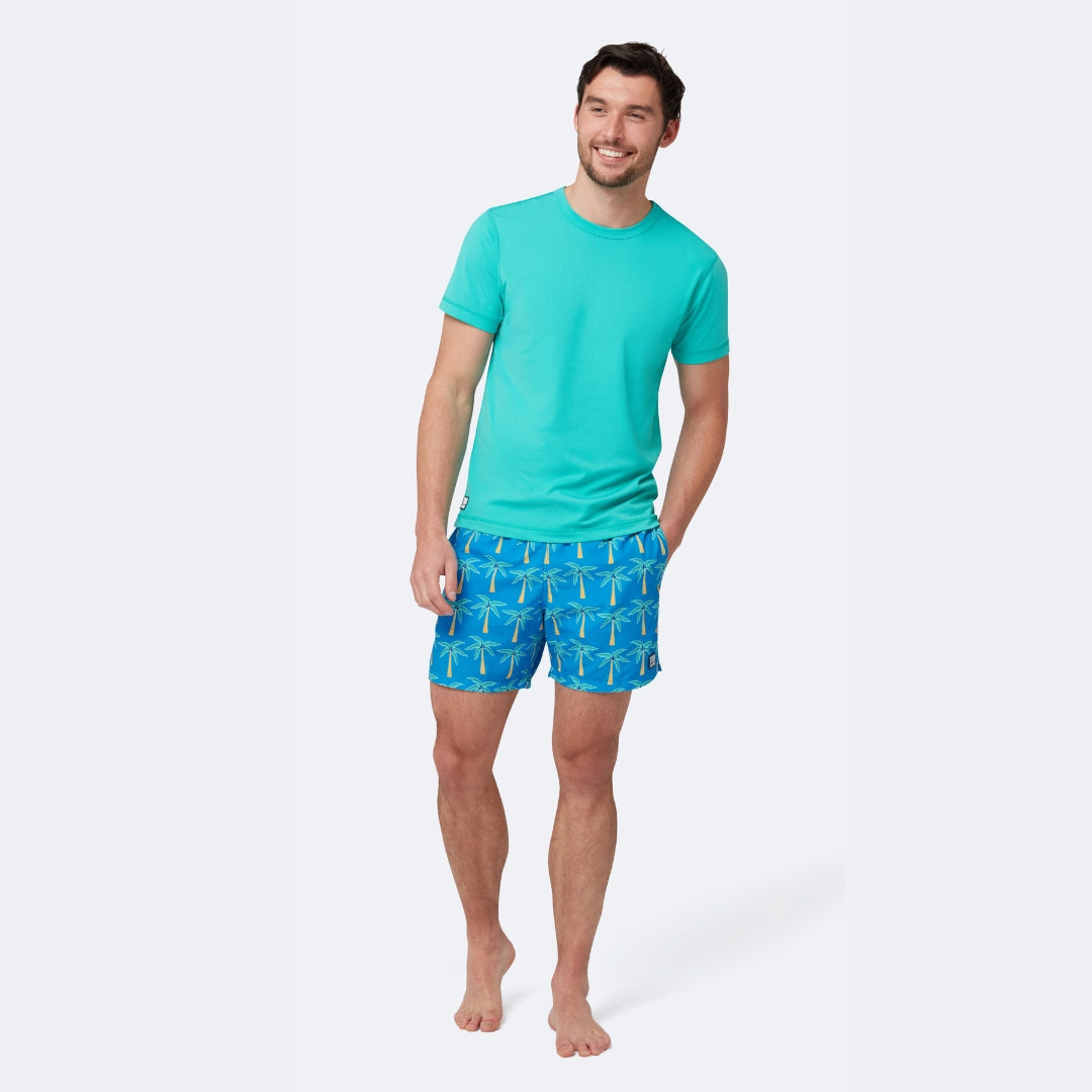 Blue & Green Palm