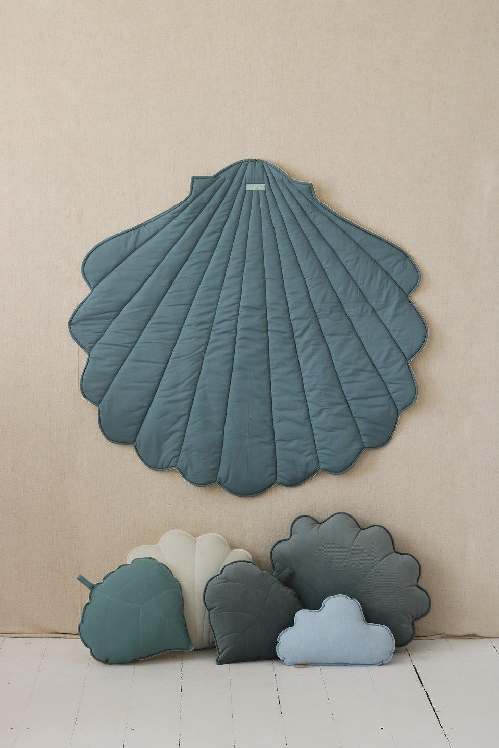 Linen Eye Of The Sea Shell Mat