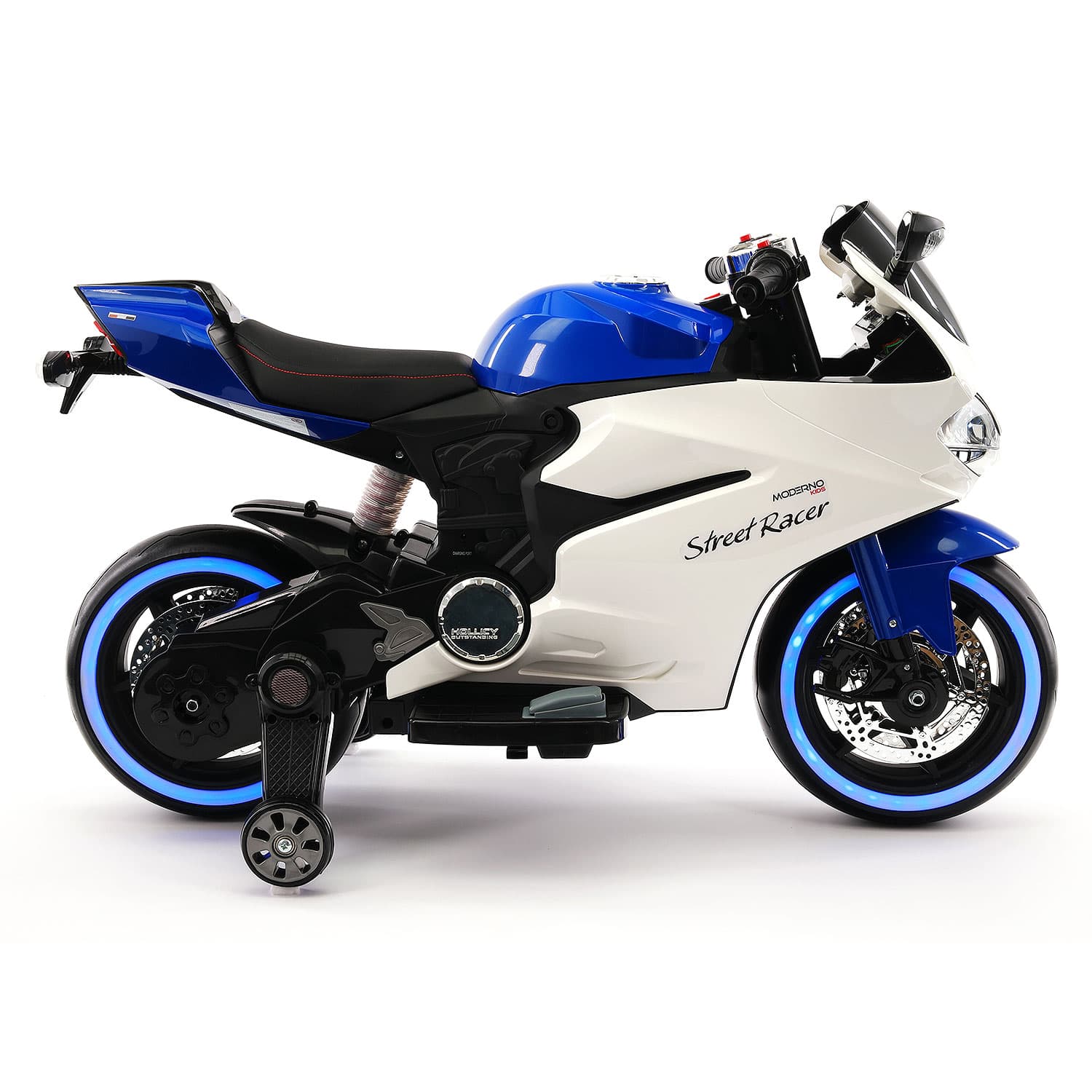 Street Racer 12v Electric Kids Ride-on Motorcycle | Blue