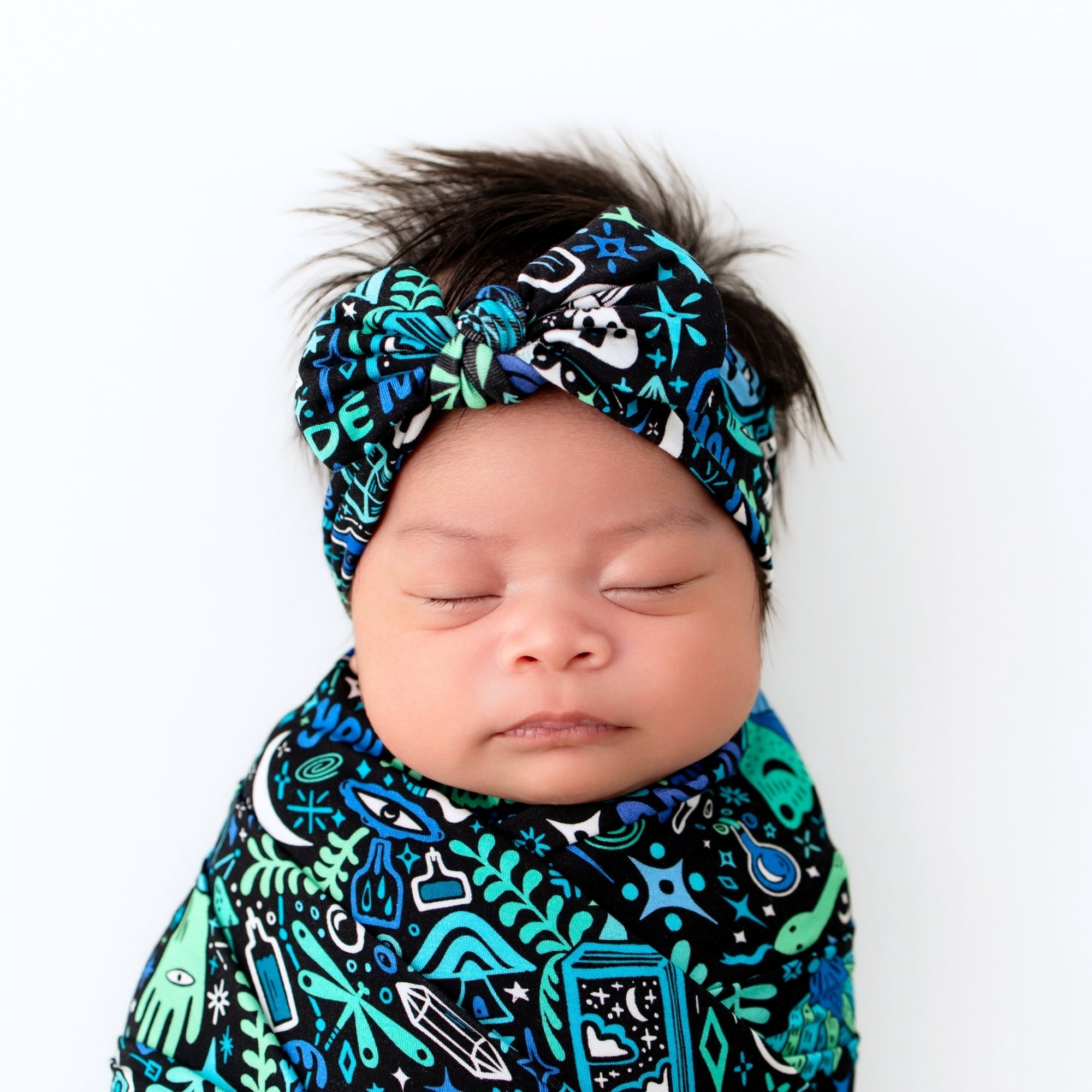 The Softknot Bow | Mystic Mama (blue)