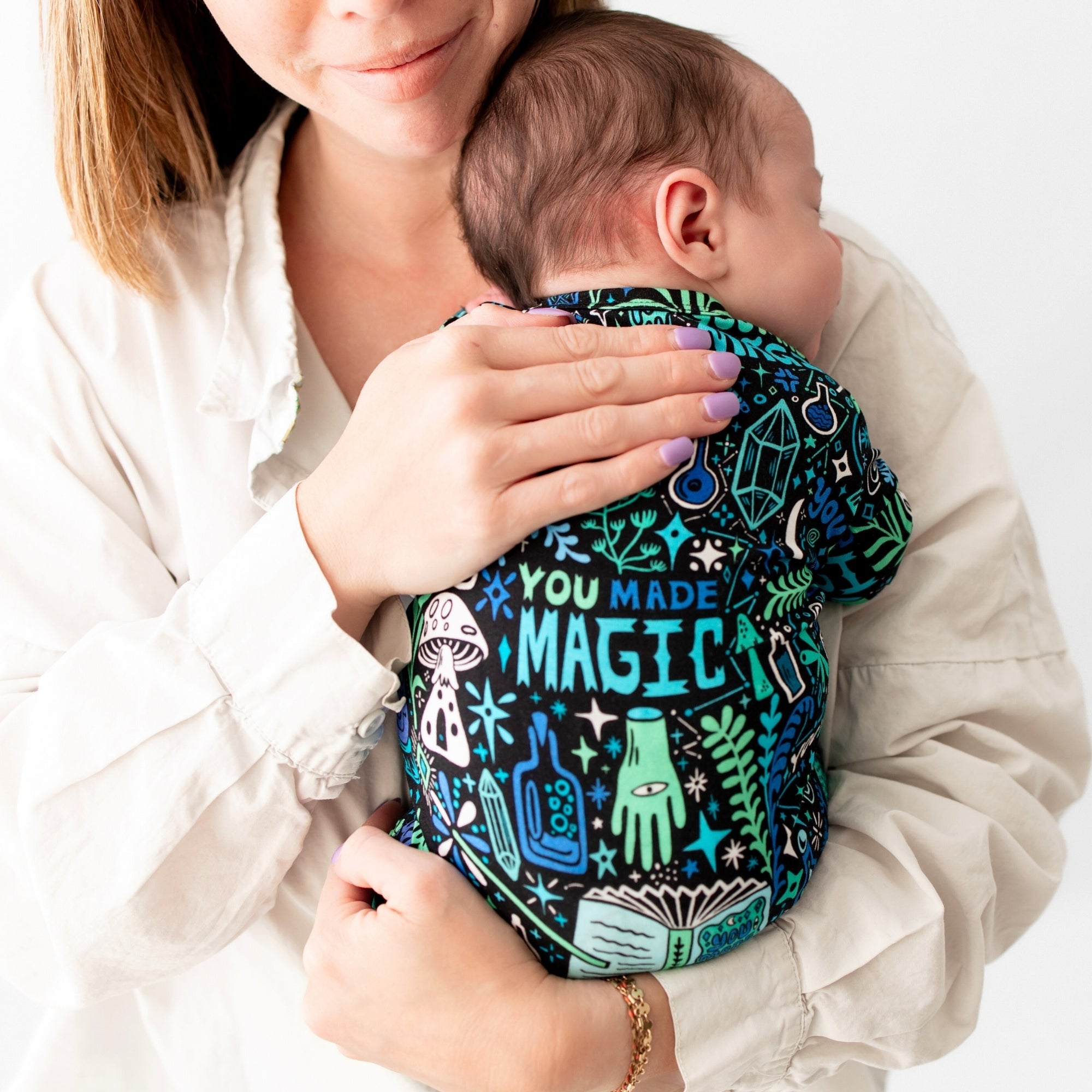 The Second-skin Footie | Mystic Mama (blue)