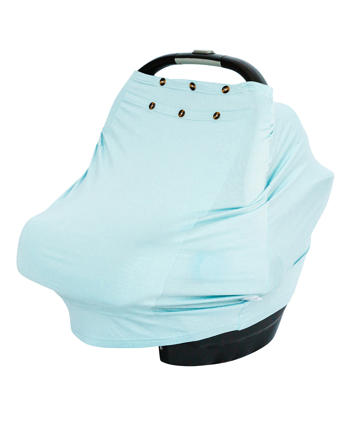 ® Luxe Bamboo Multi-use Antimicrobial Air Filtering Infant Cover Sky Blue