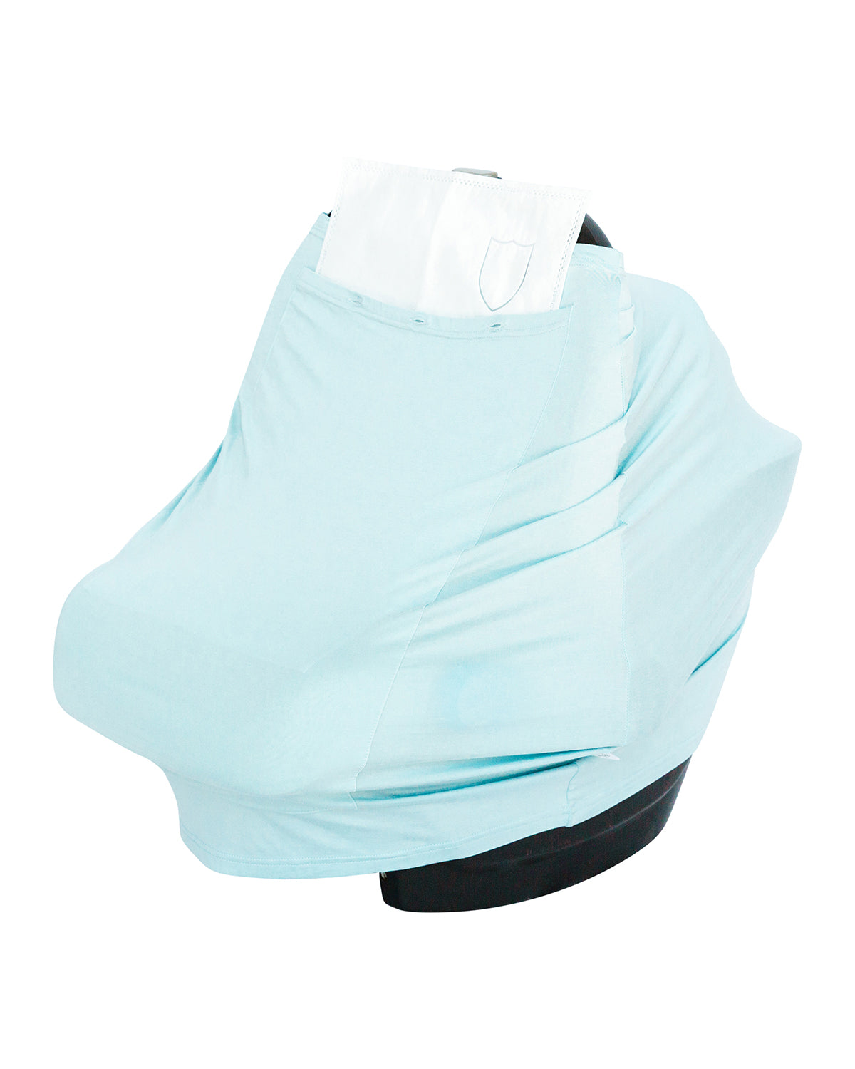 ® Luxe Bamboo Multi-use Antimicrobial Air Filtering Infant Cover Sky Blue