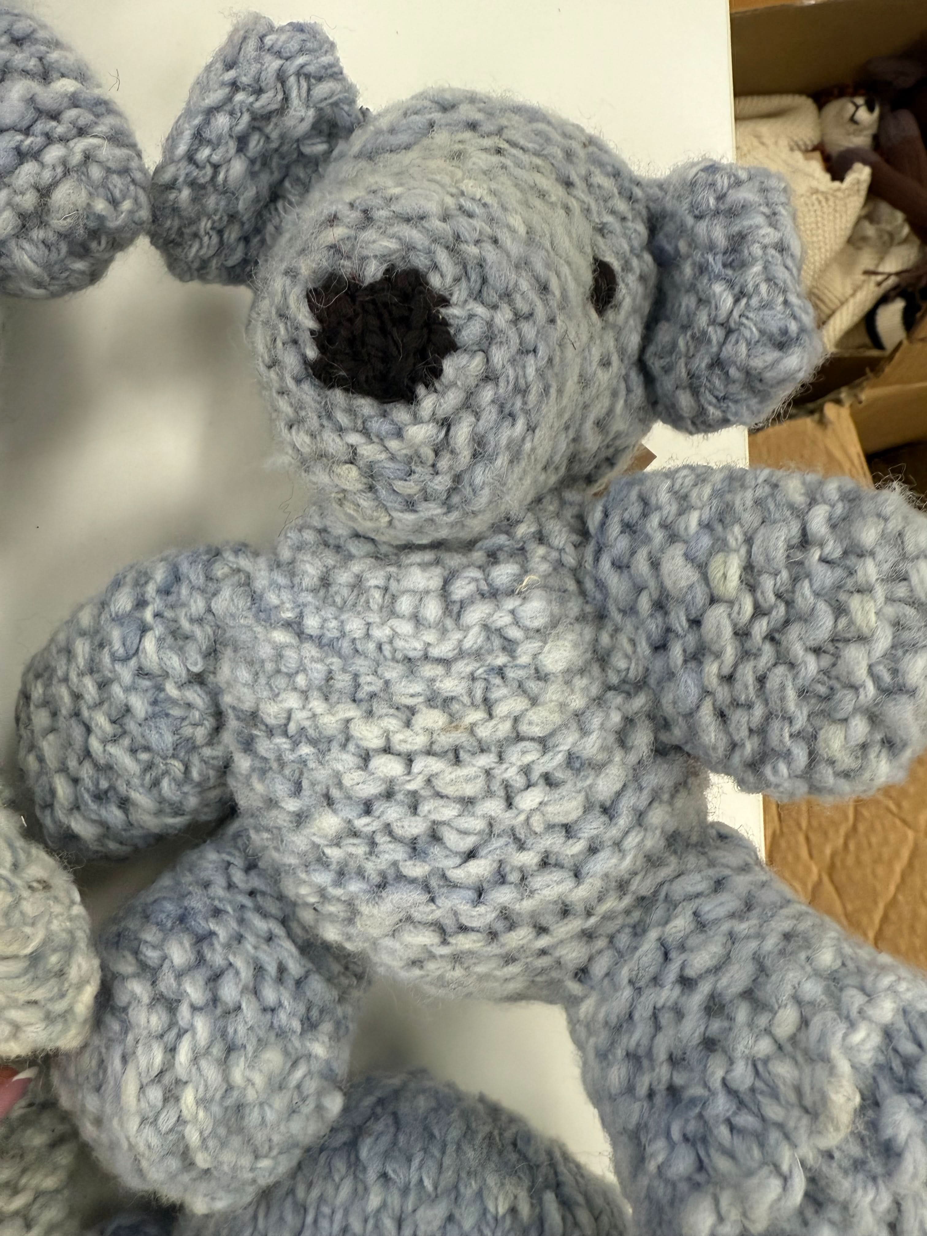 Wool Knit Buddy  | Zee The Blue Bear