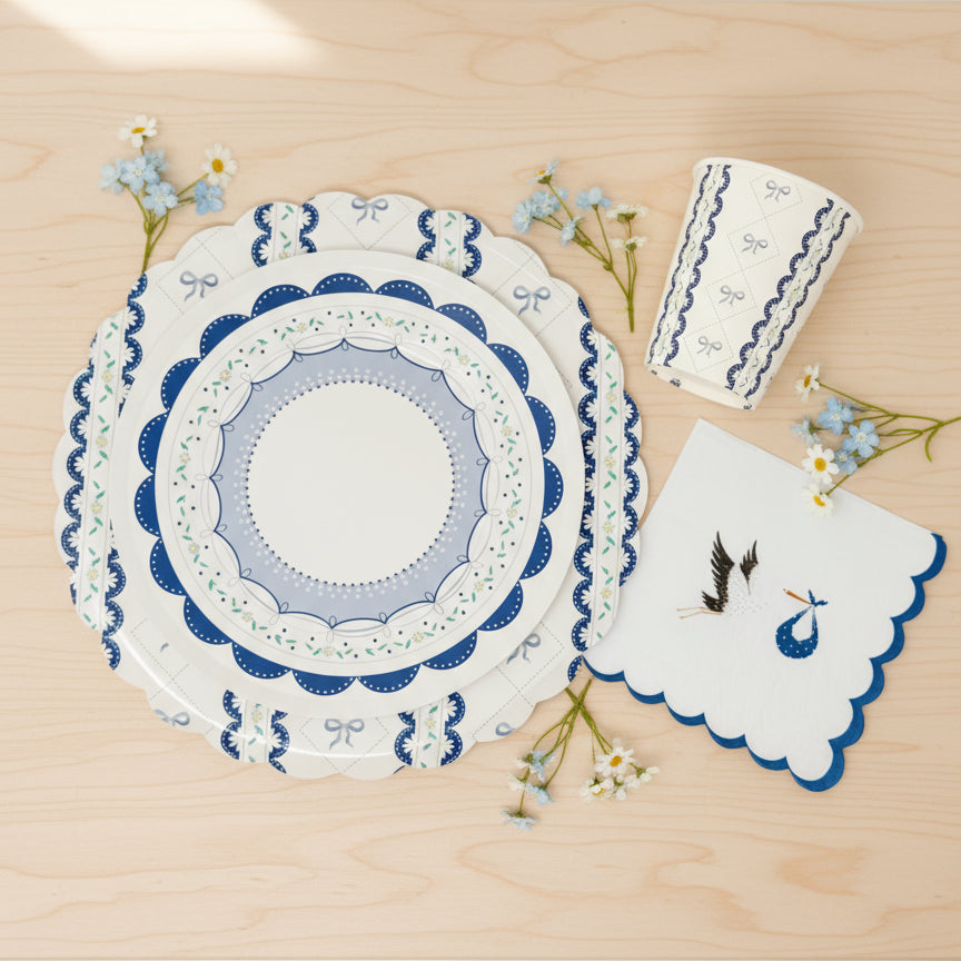 Baby Shower Blue Party Supplies In A Box