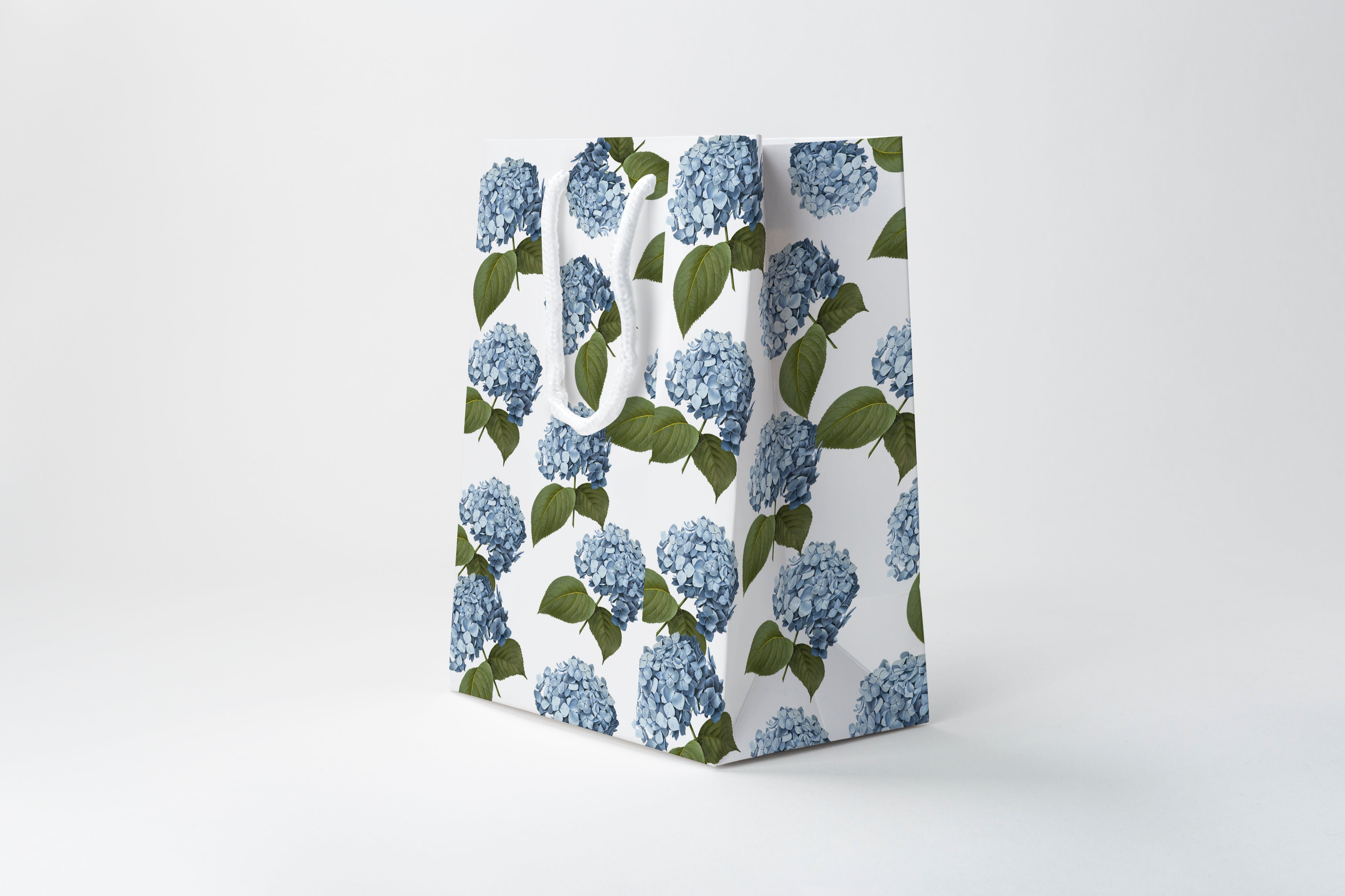 Blue Hydrangea Gift Bag | Luxury Gift Bag By Josil Paperie