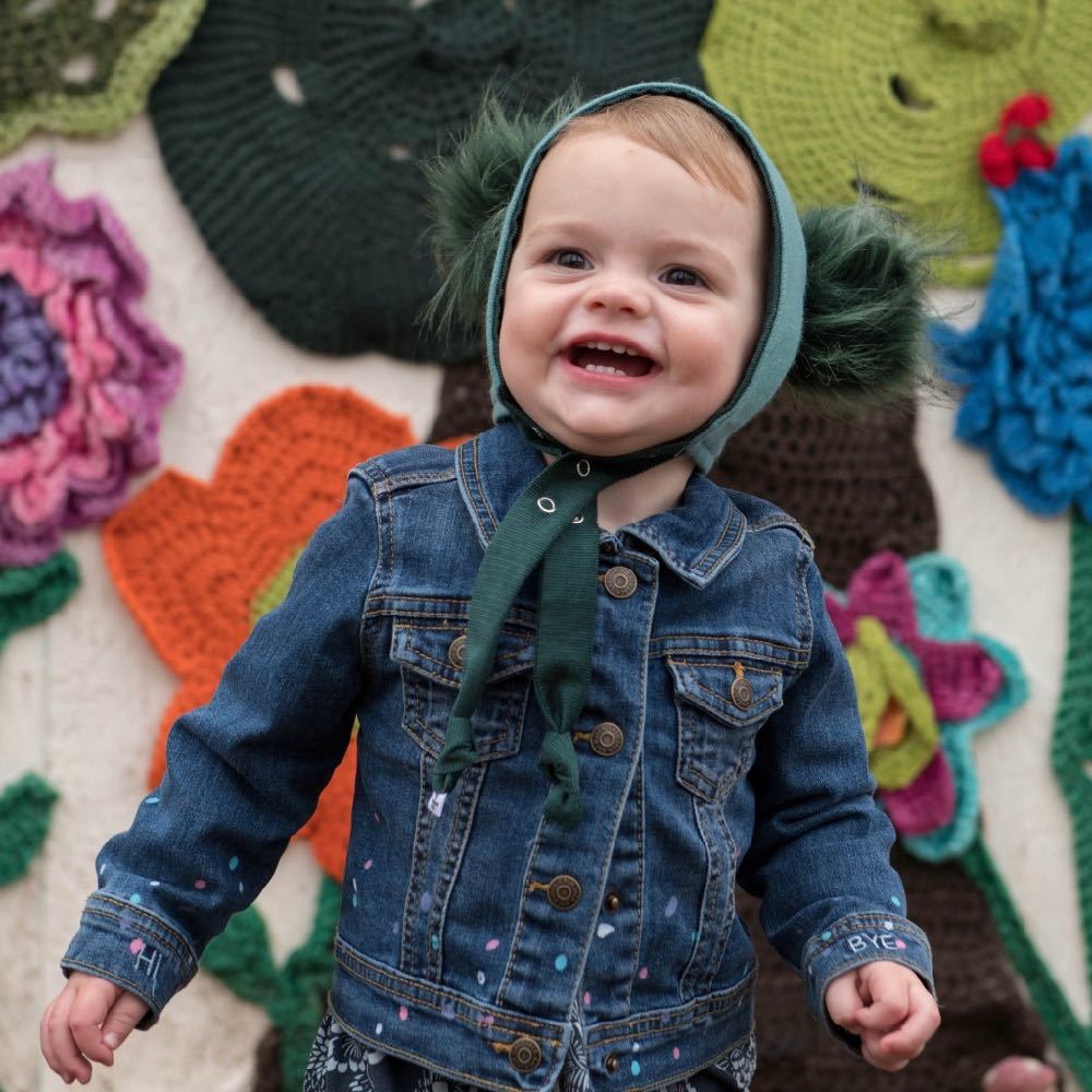 Brimless Bonnet In Blue Spruce (add Ears Or Poms)