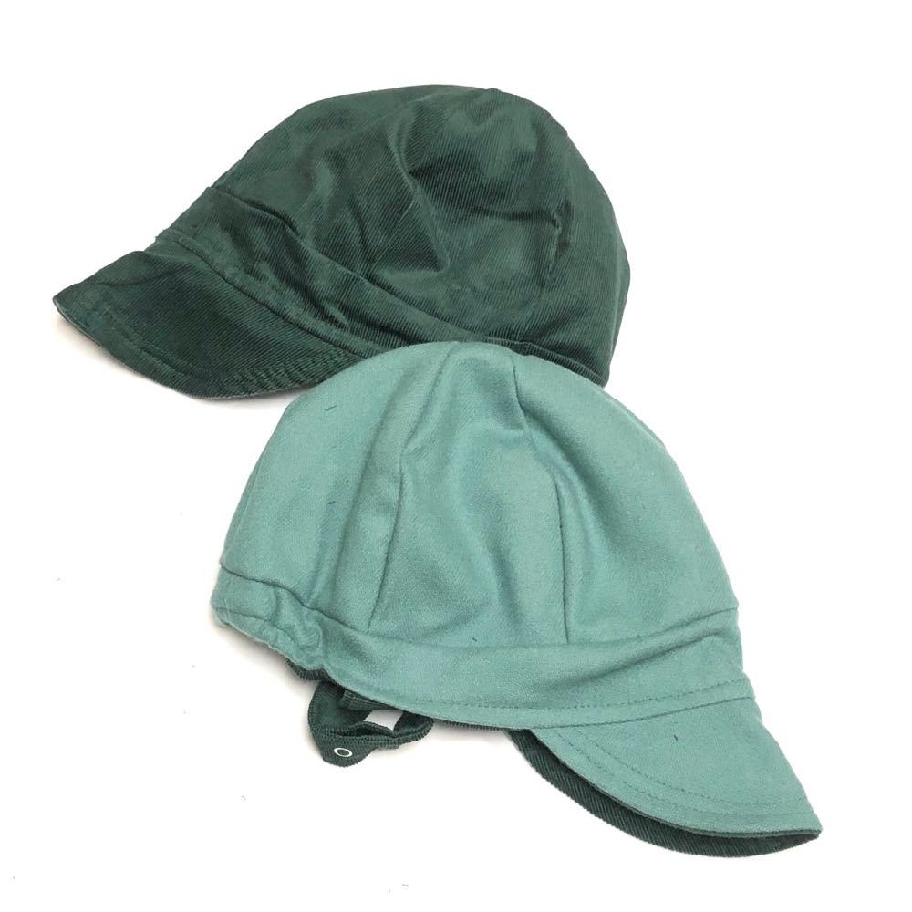 Winter Cap In Blue Spruce (corduroy Lined)