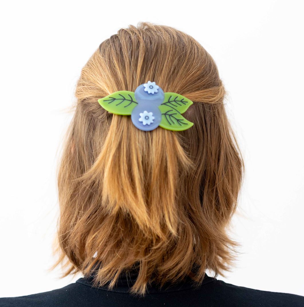 Blueberry French Barrette