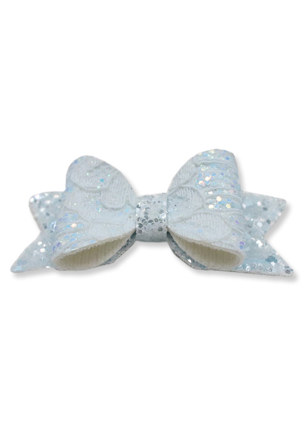 Hair Bow In Blue