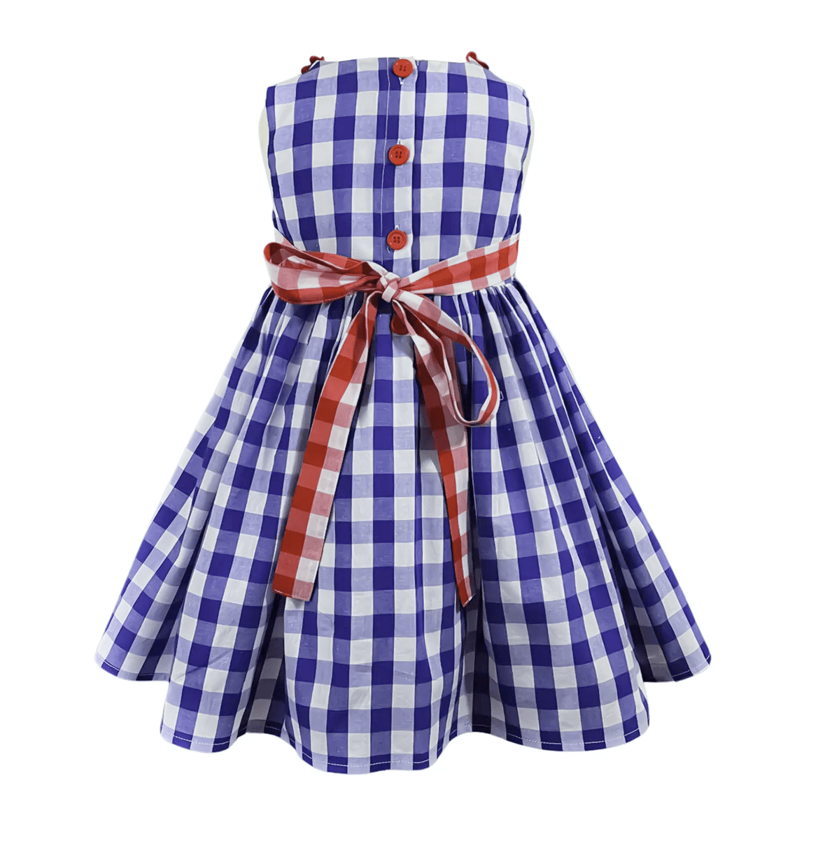 Vintage Alabama Blue Gingham Dress