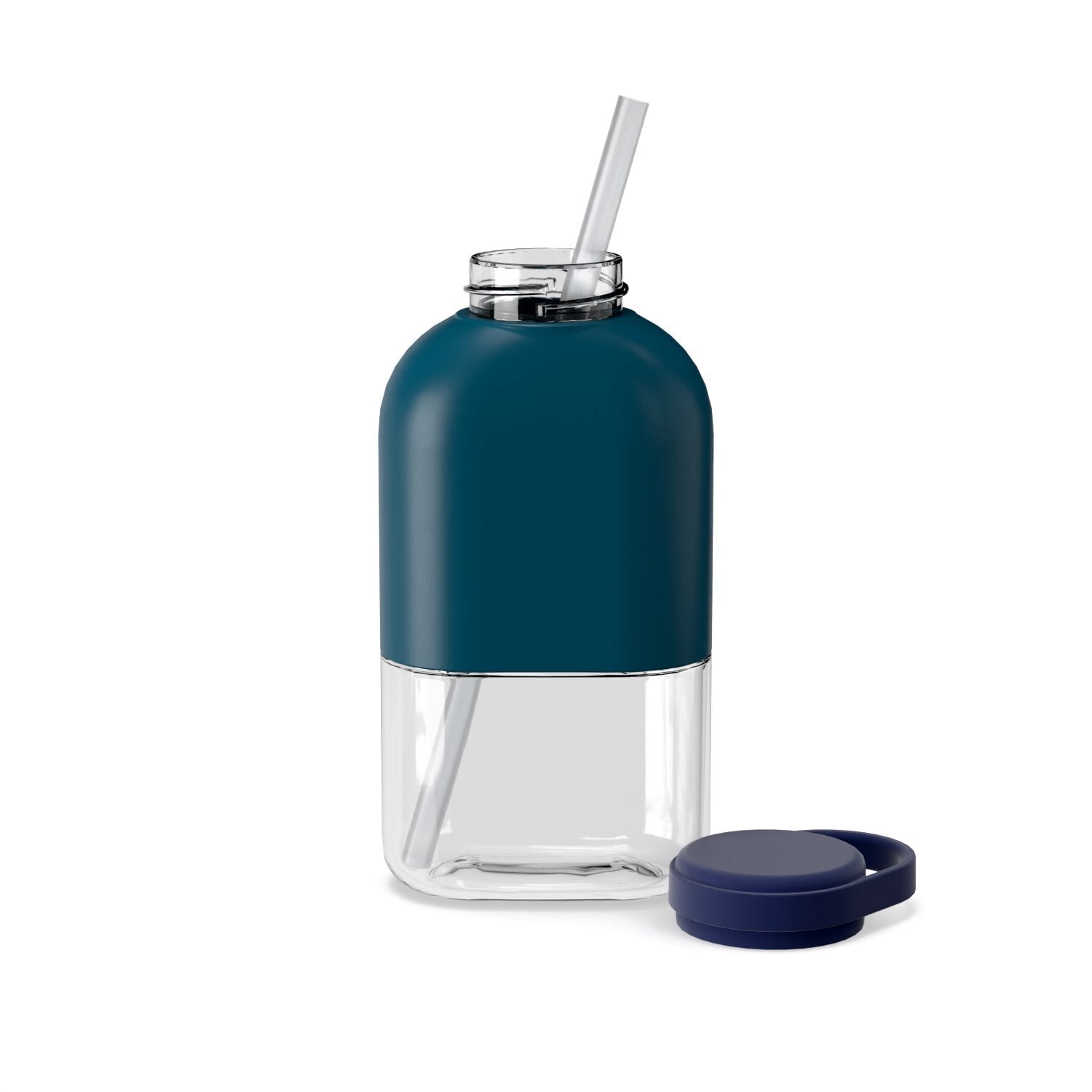 Slim Water Bottle 12 Oz Blue Abyss / Midnight Blue - Set Of 2