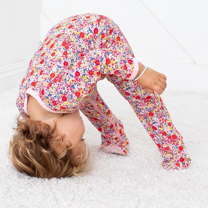 Blush Bloom Footie