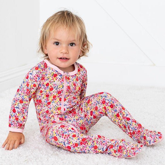 Blush Bloom Footie