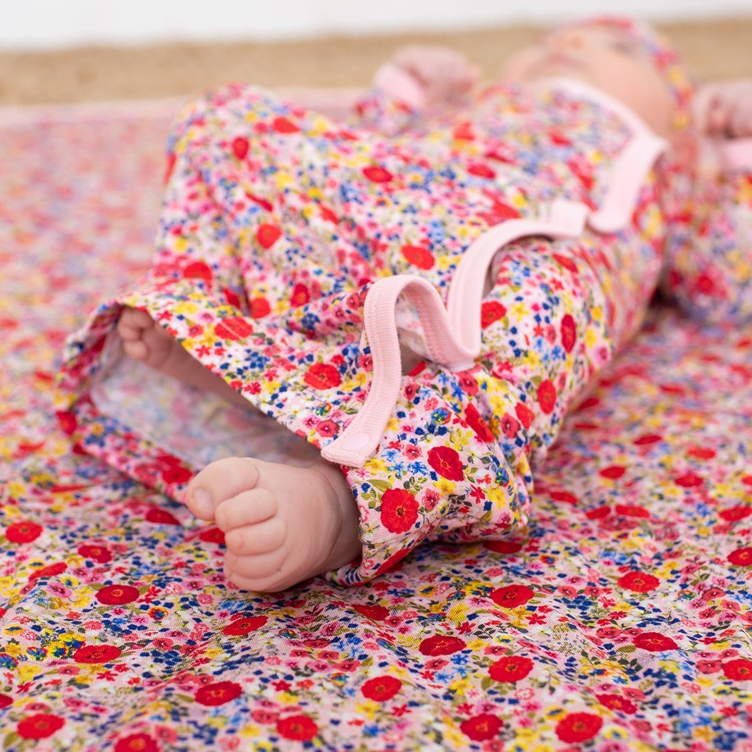 Blush Bloom Gown & Hat