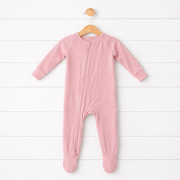 Blush Solid Footie