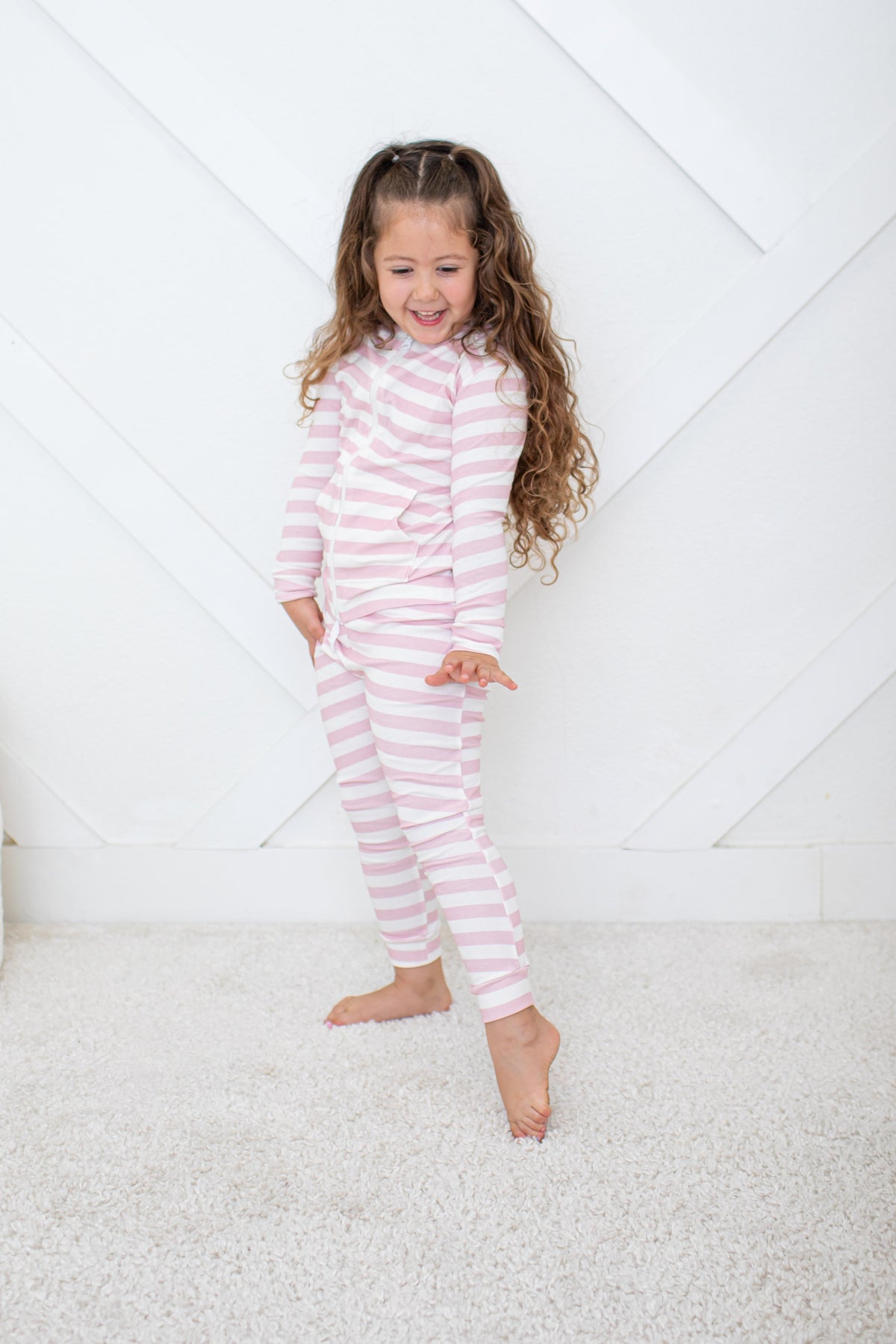 Blush Stripes Relaxed Fit Jogger