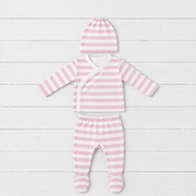 Blush Stripes Take Me Home 3/pc Set