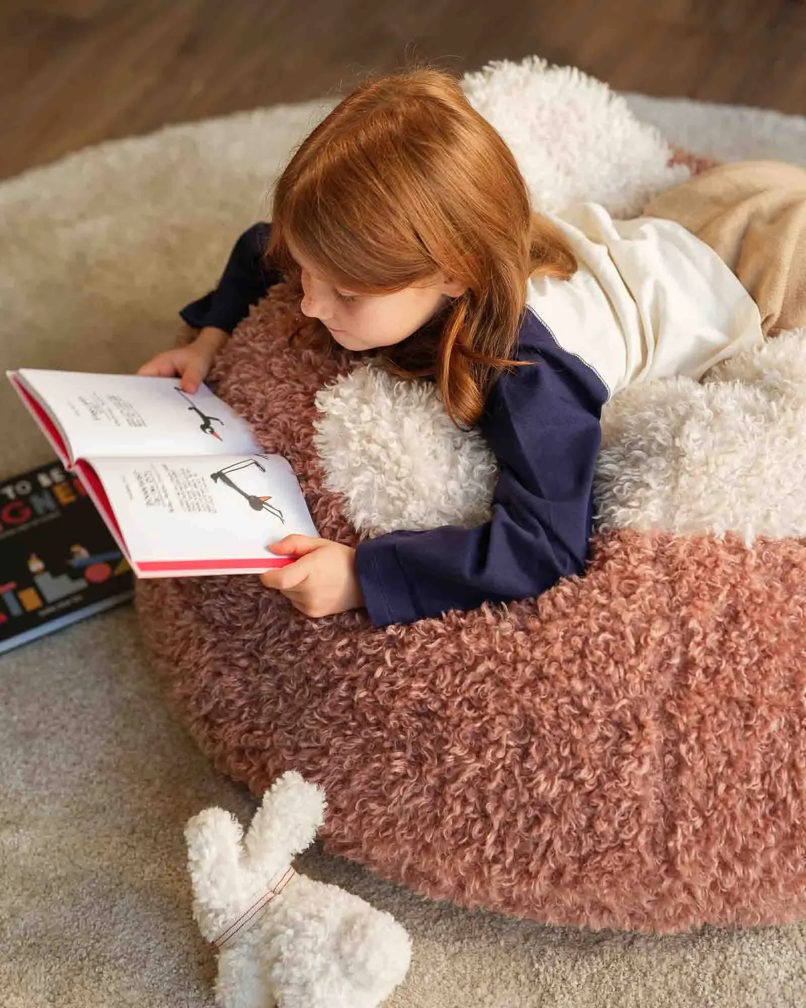 Blush Yeti Beanbag