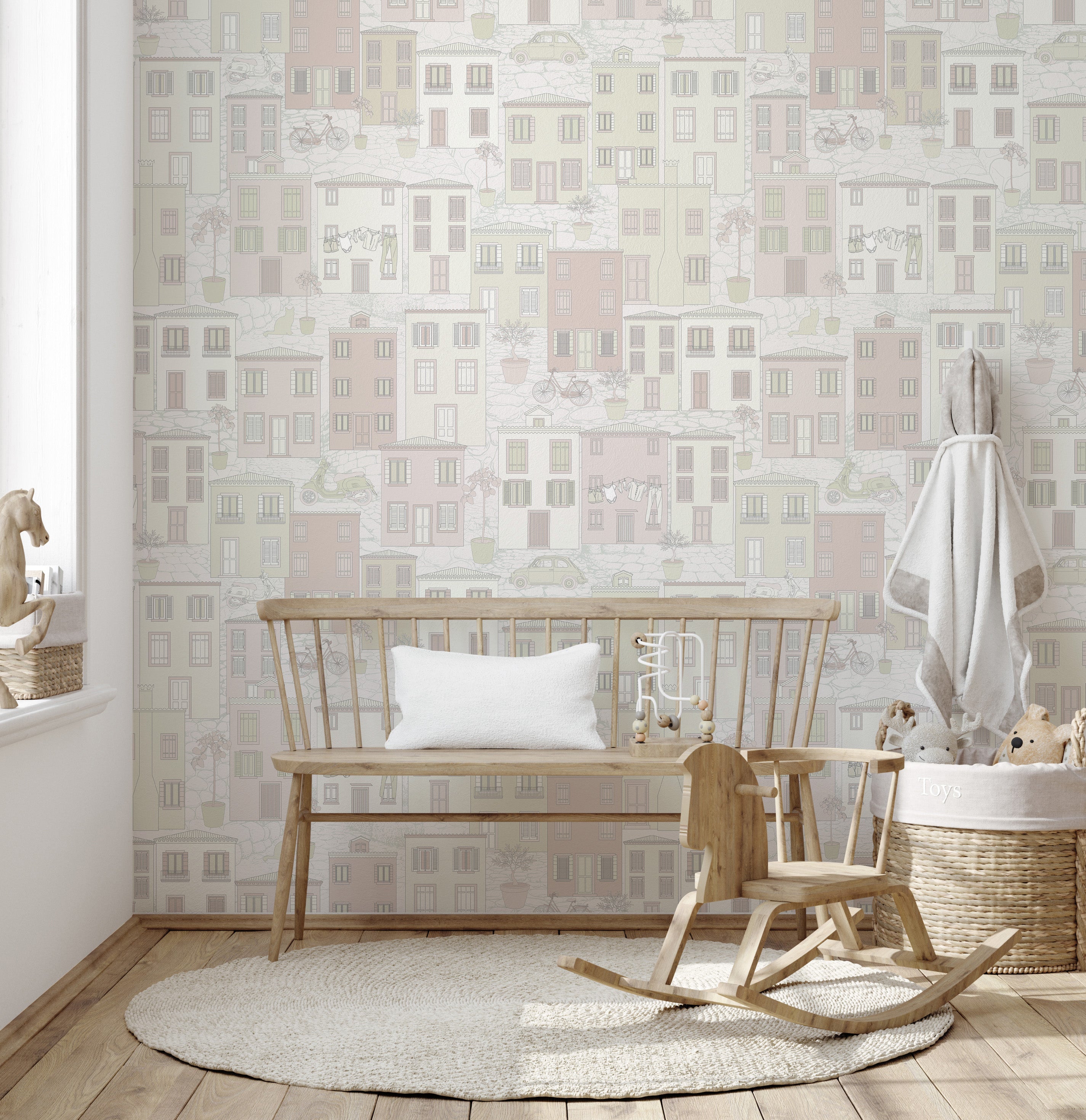 Amalfi Wallpaper By Margaret Clavell