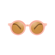 Original Round Sustainable Sunglasses | Bio-based  Bendable Polarized | Blush Bloom
