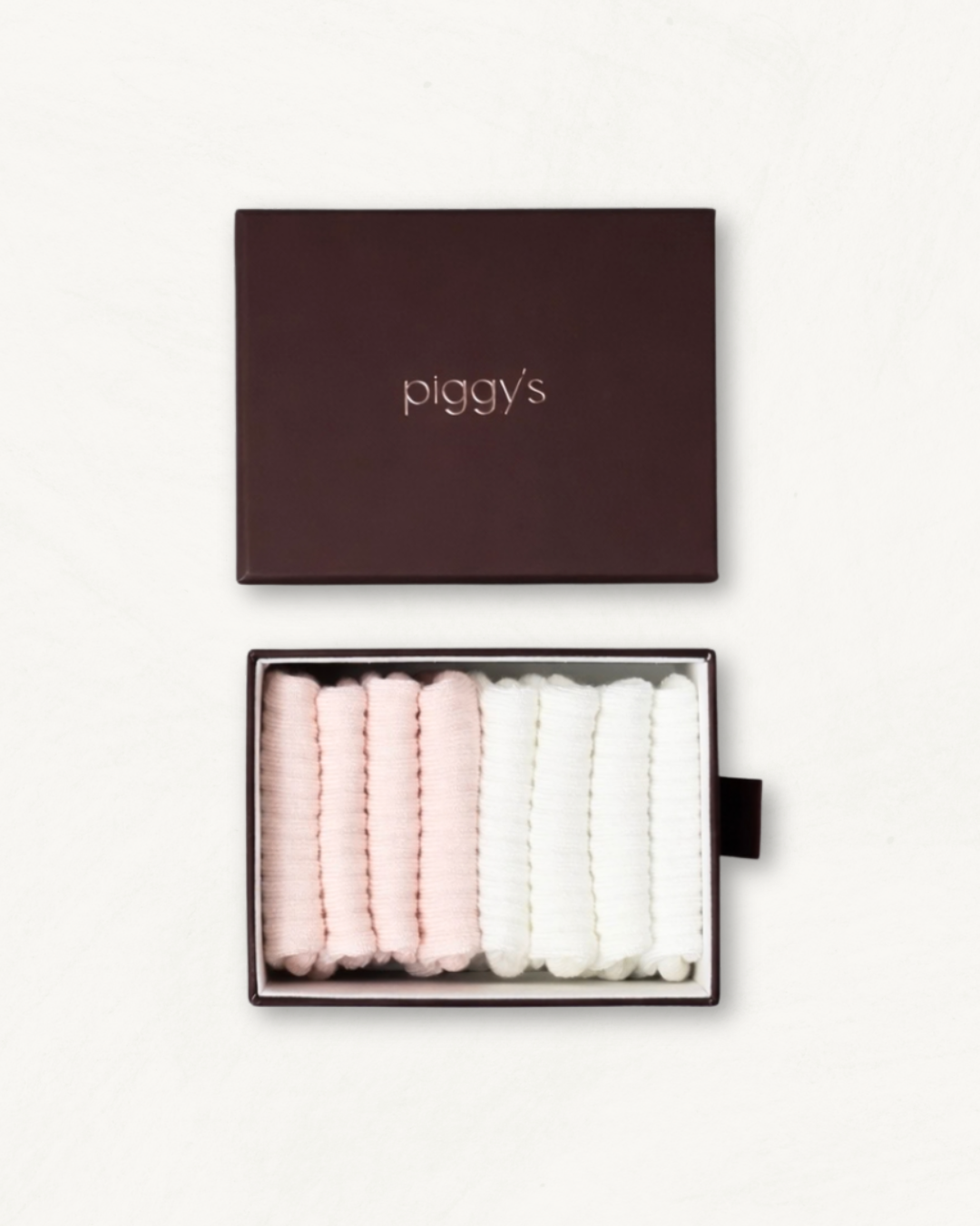Newborn Gripper Crew Socks 4-pack (0-3 Months) - Blush Suede