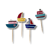 Boat Cupcake Toppers  (8 Per Set)