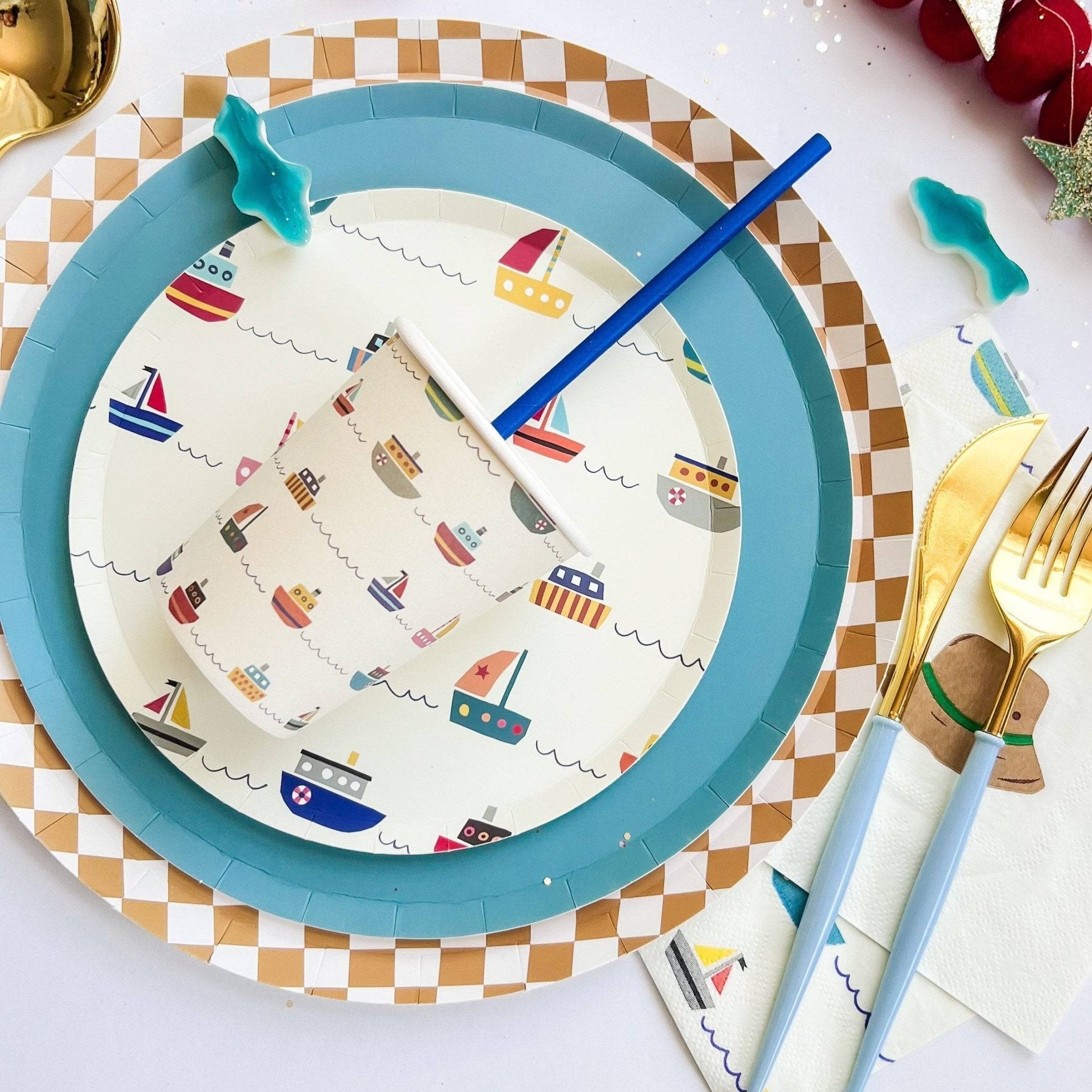 Boat Cups  (8 Per Set)