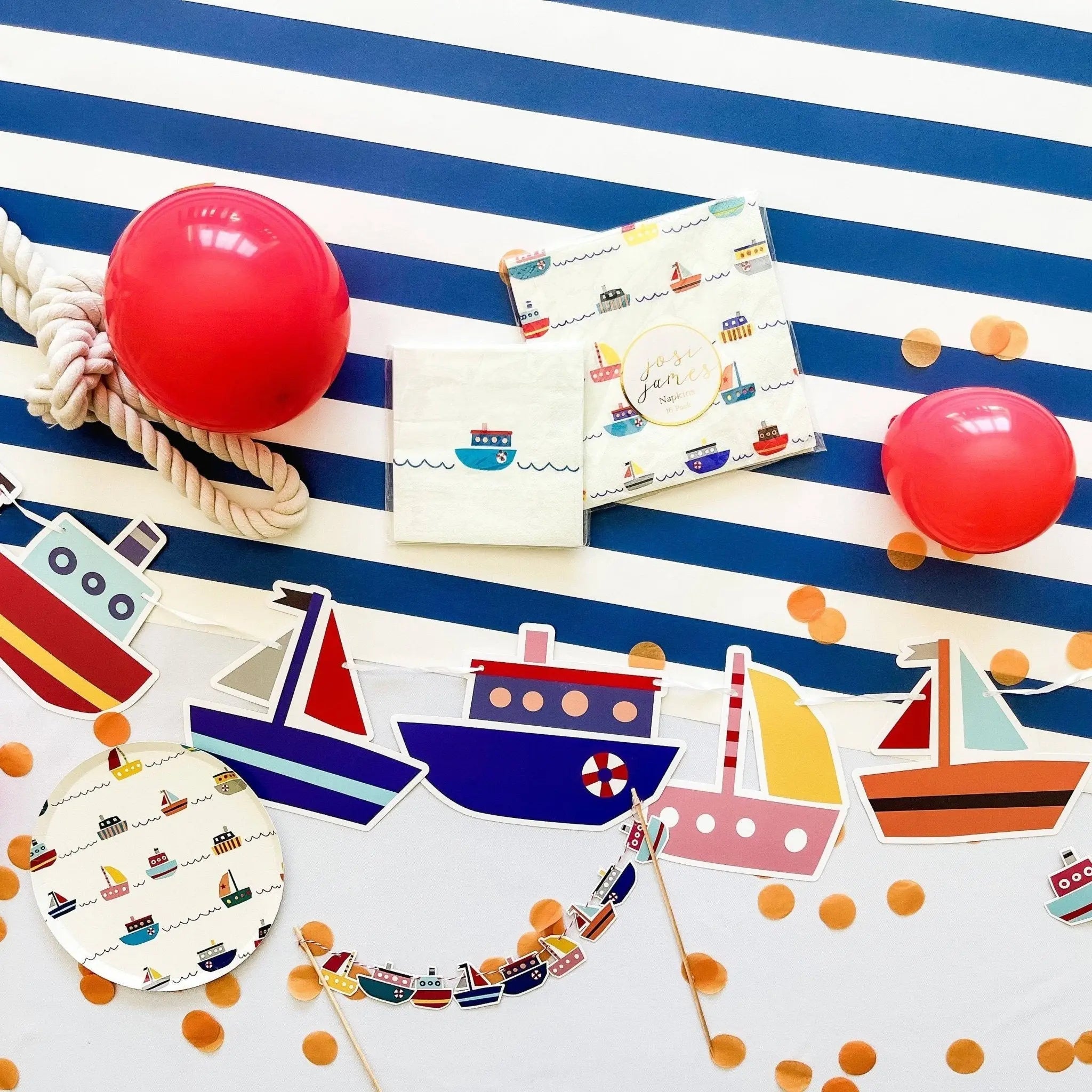 Boat Napkins Large  (16 Per Set)