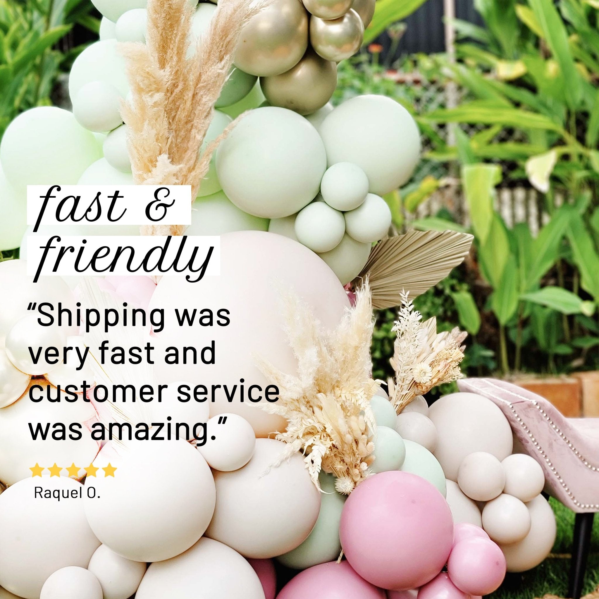 Boho Dusty Rose And Green Balloon Garland Kit