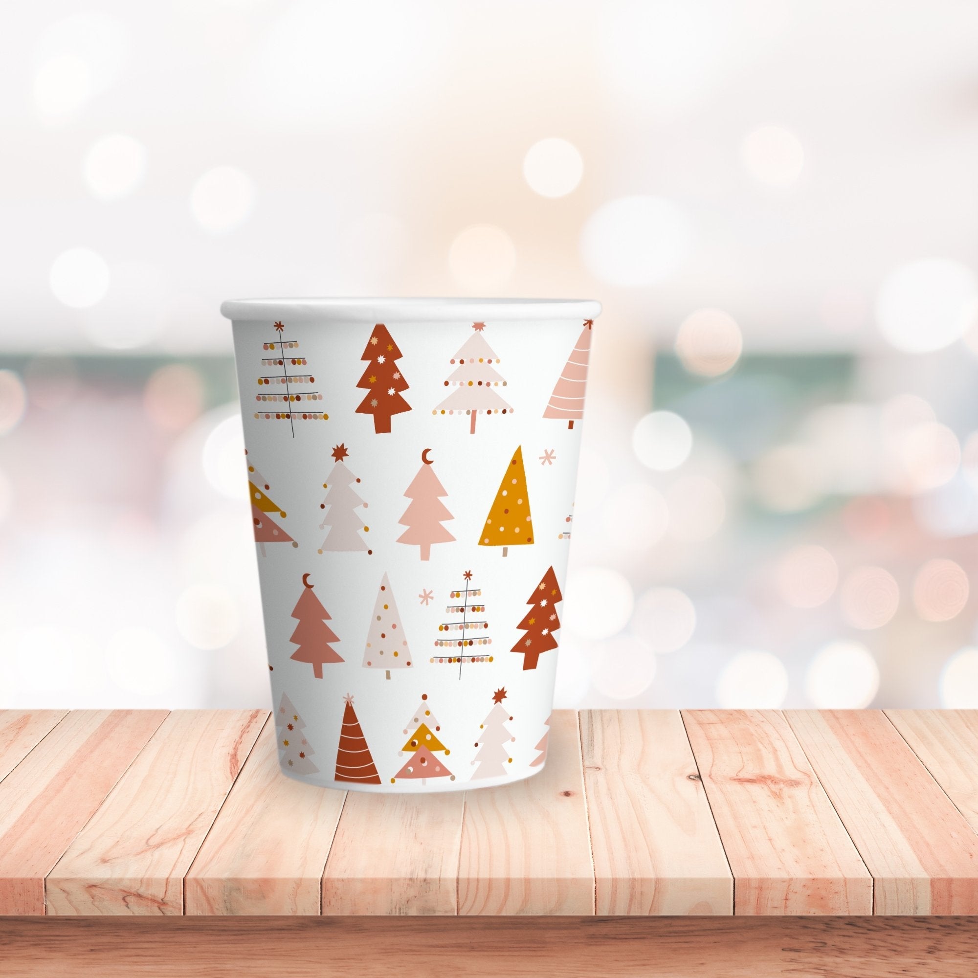 Christmas Tree Icon Cups