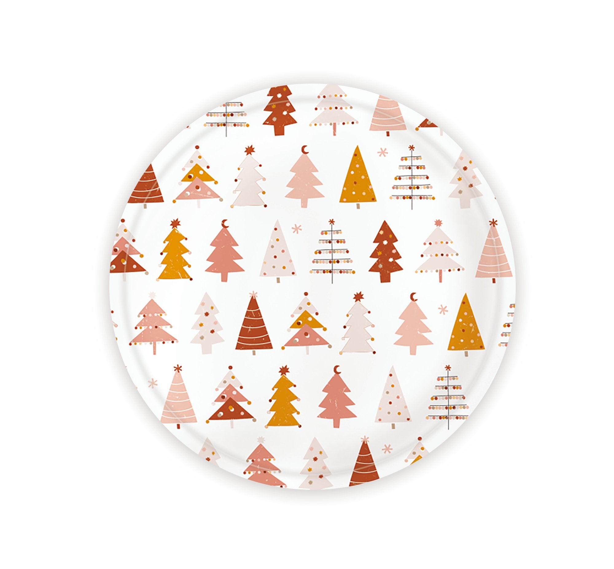 Christmas Tree Icon Plates