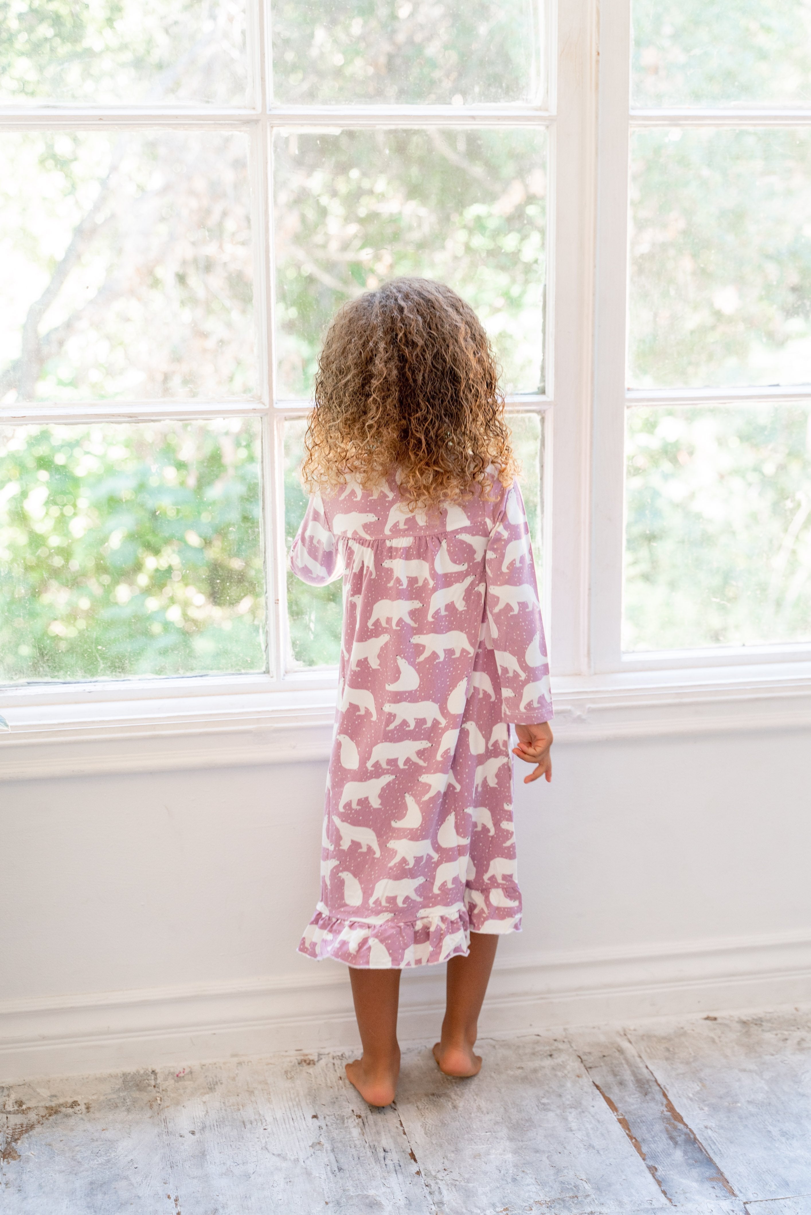 Boho Dress - Polar Bear Mauve