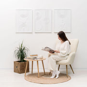 Boho Wood Wall Art - Natural