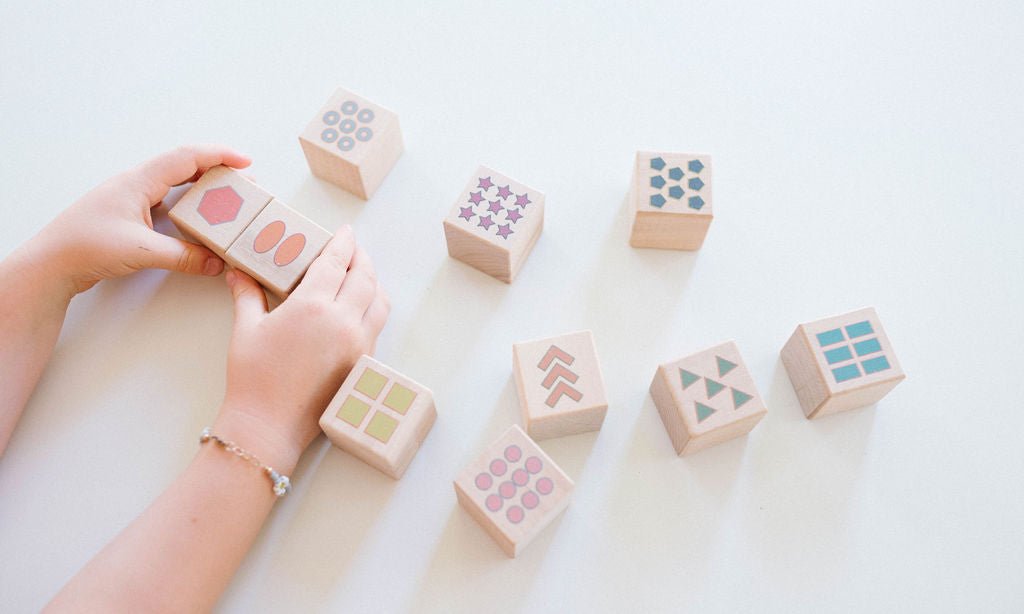 Boho Number + Counting Shape Blocks