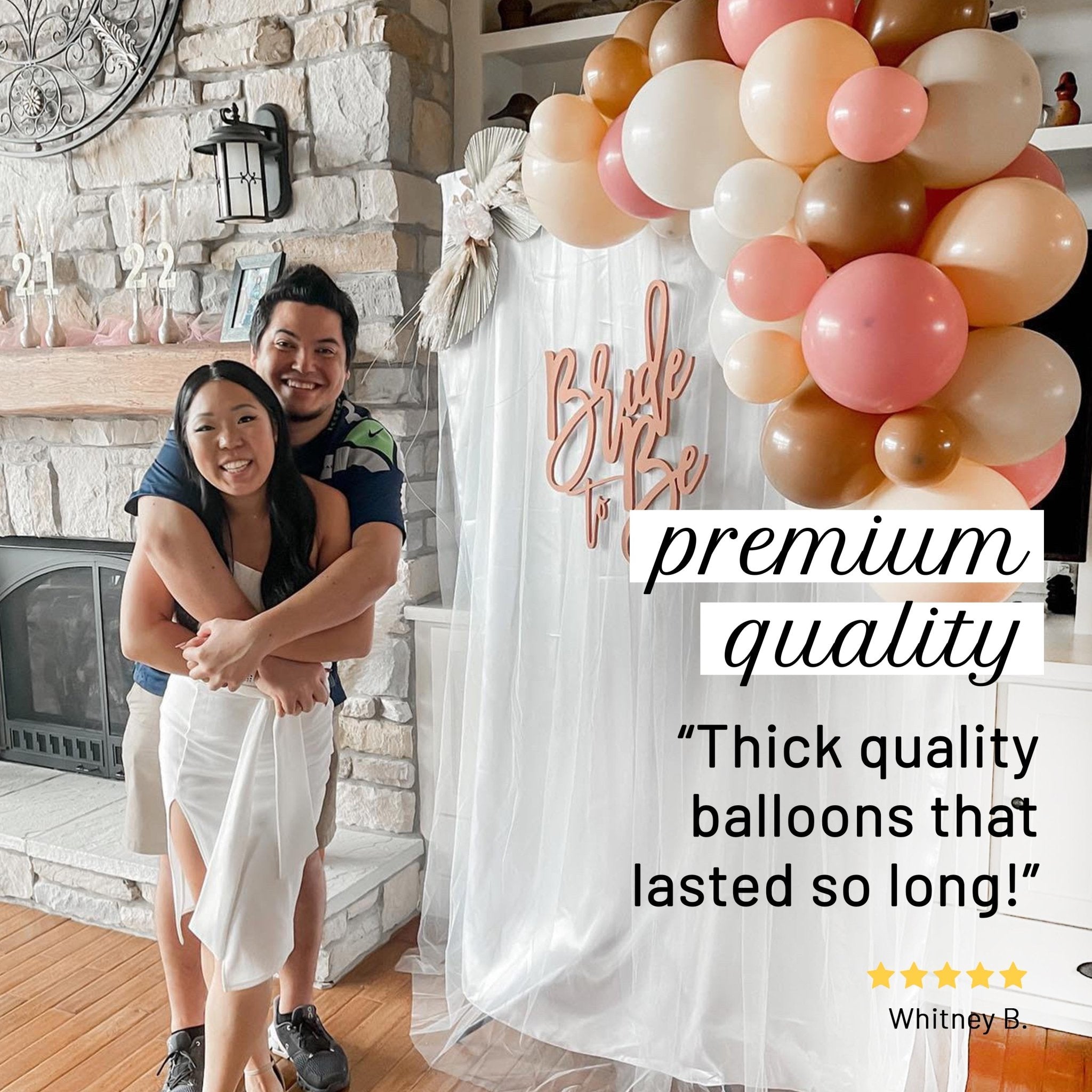 Moody Boho Rainbow Balloon Arch Kit – Dusty Rose + Mocha