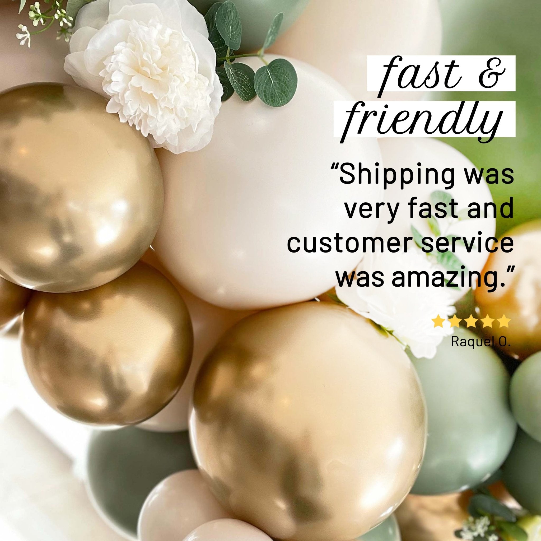 Tropical Safari Balloon Garland Kit – Sage Green, Gold & Linen