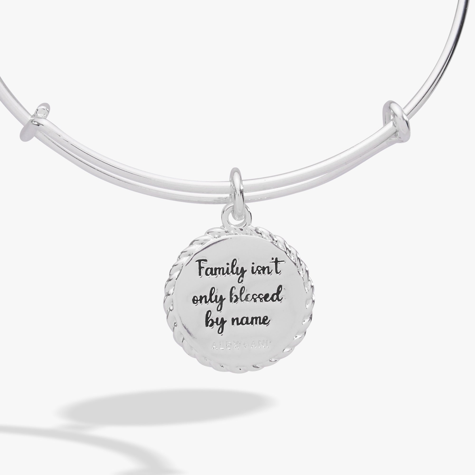 Bonus Mom 'family Isn't Only Blessed By Name' Charm Bangle