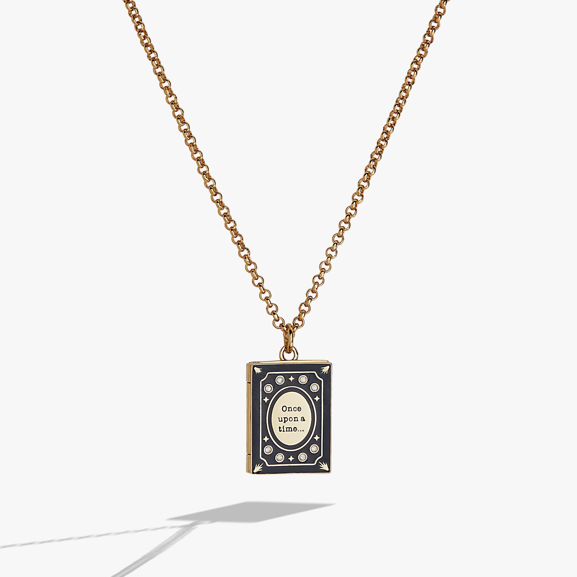 'a Reader Lives A Thousand Lives' Book Club Locket Pendant