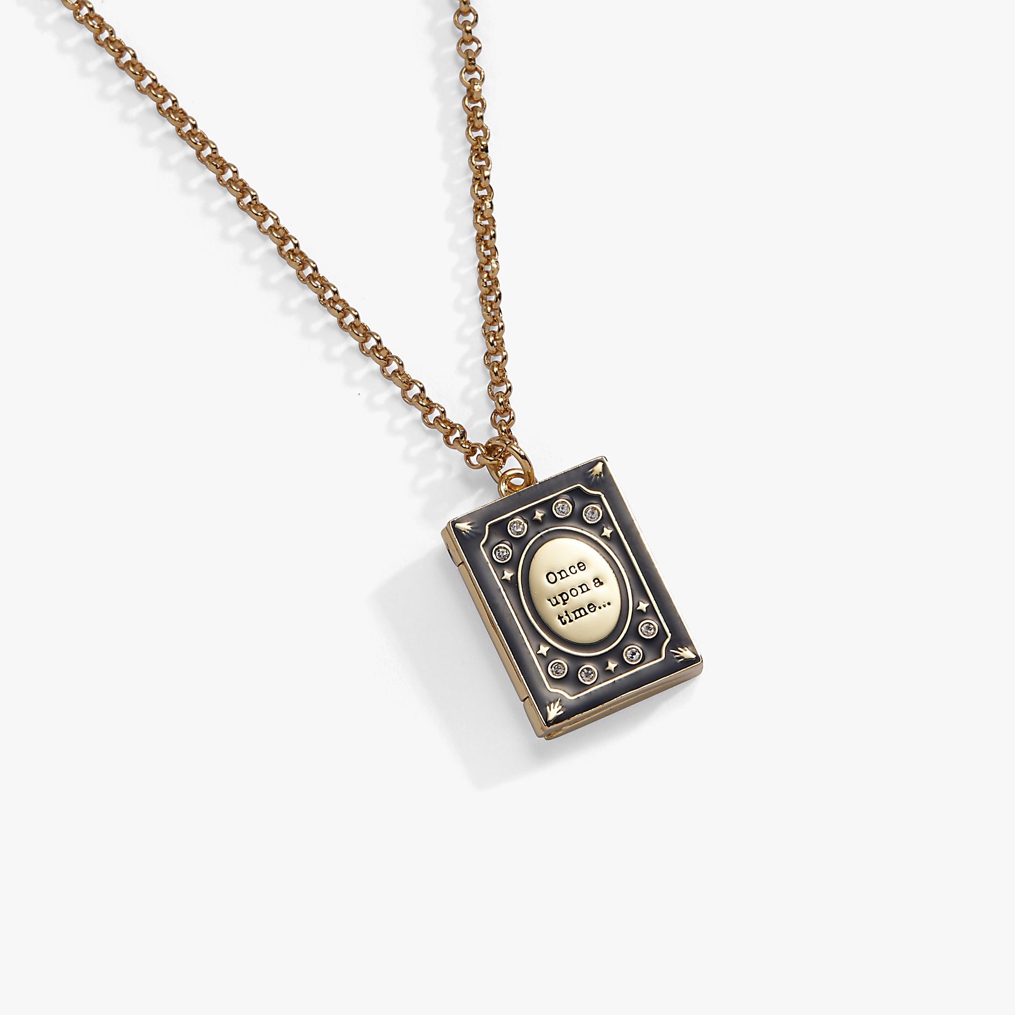 'a Reader Lives A Thousand Lives' Book Club Locket Pendant