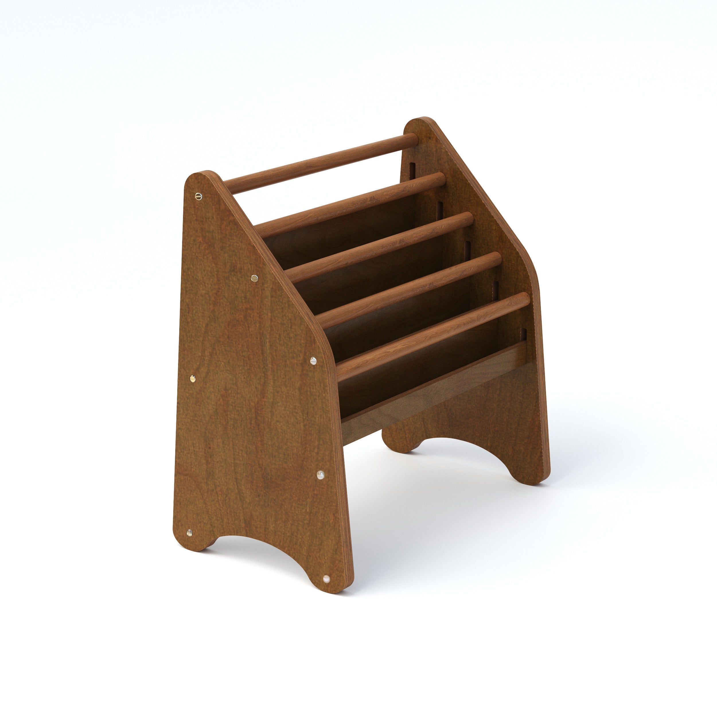 Wooden Montessori Bookshelf Natural