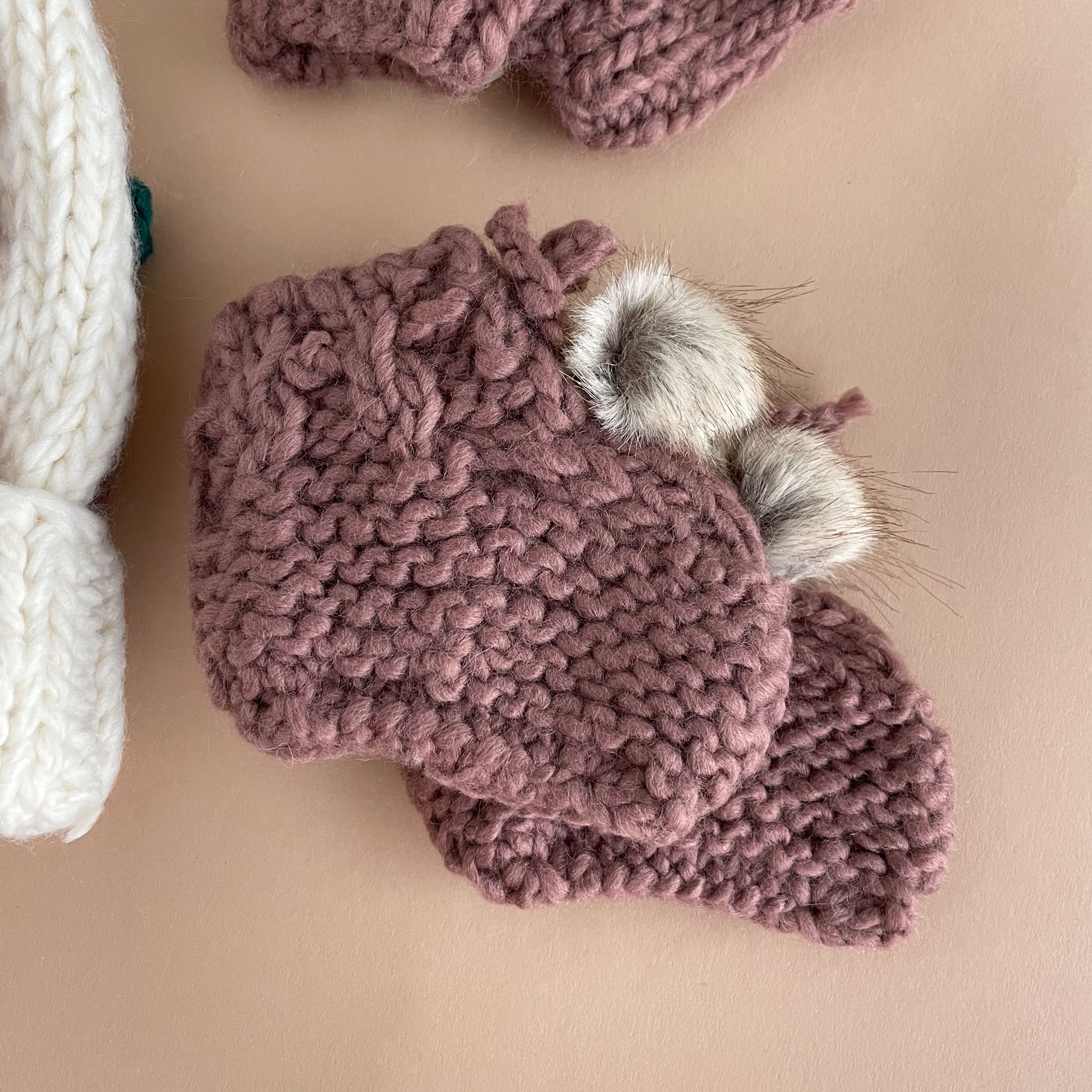 Percy Jewel Hat, Mittens, And Booties Set