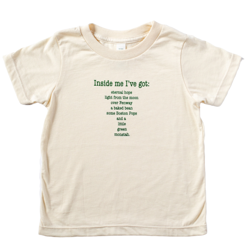 Boston Inside Me Poem T-shirt