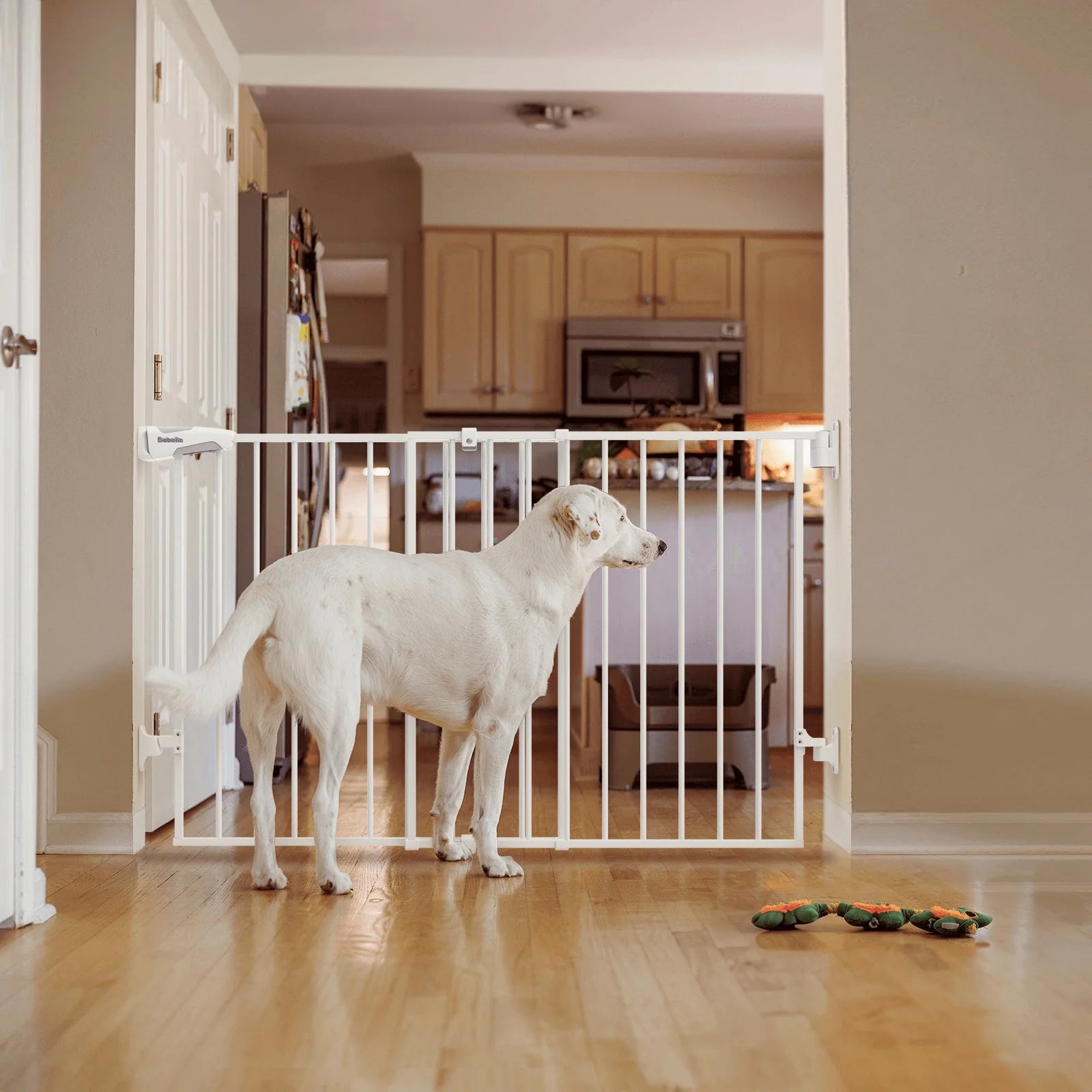 Boundless B17 | No-trip Hardware Mounted Baby Gates For Stairs