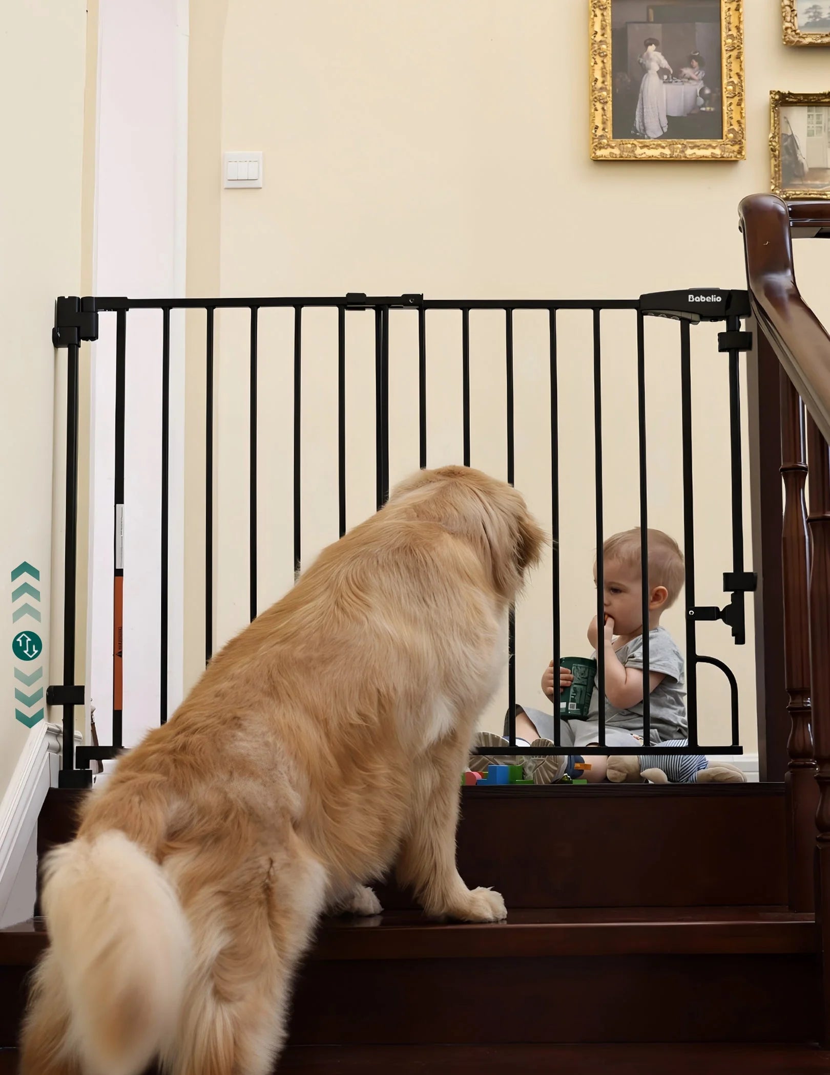 Boundless R30 Proflex | Removable No-trip Baby Gate For Stairs