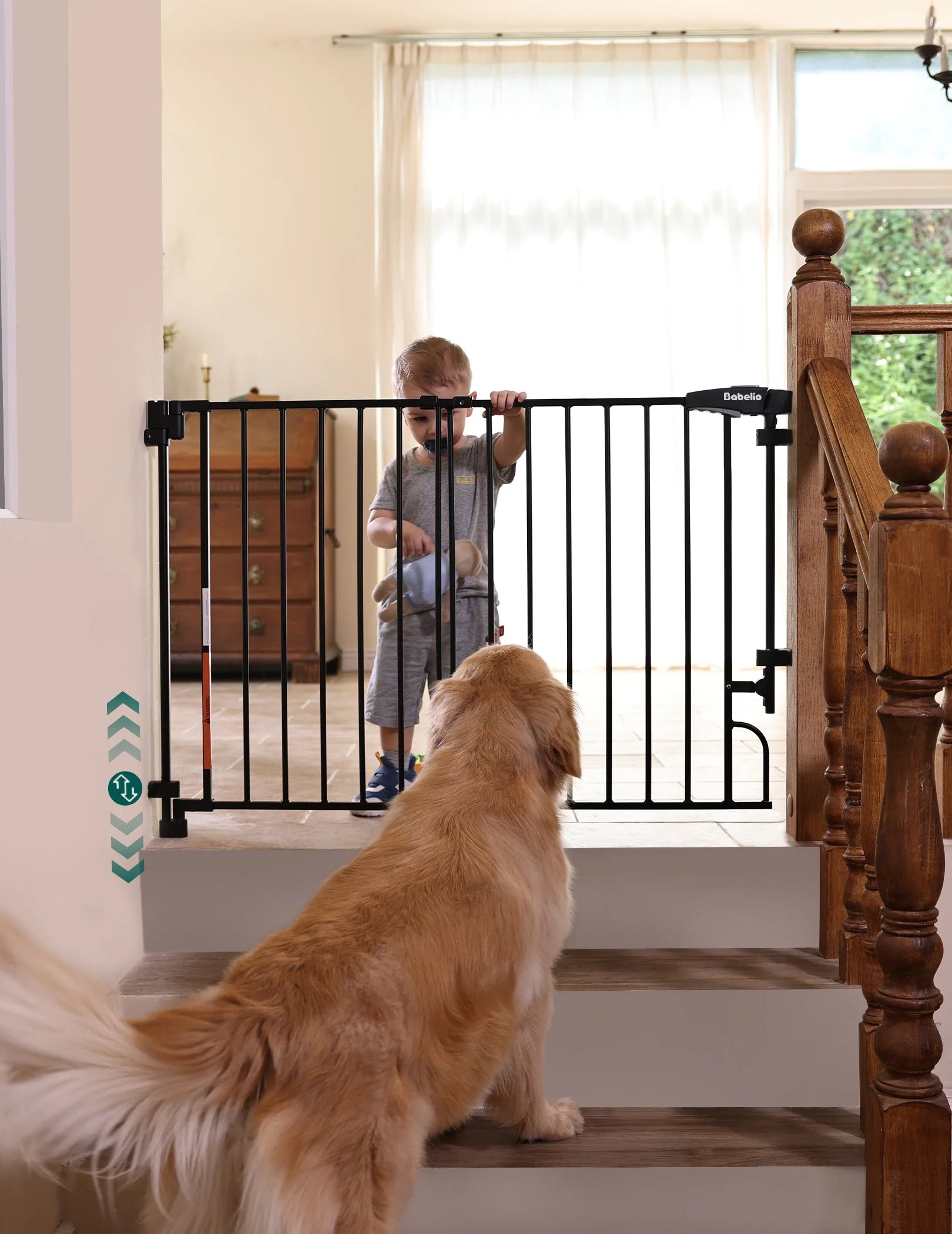 Boundless R30 Proflex | Removable No-trip Baby Gate For Stairs