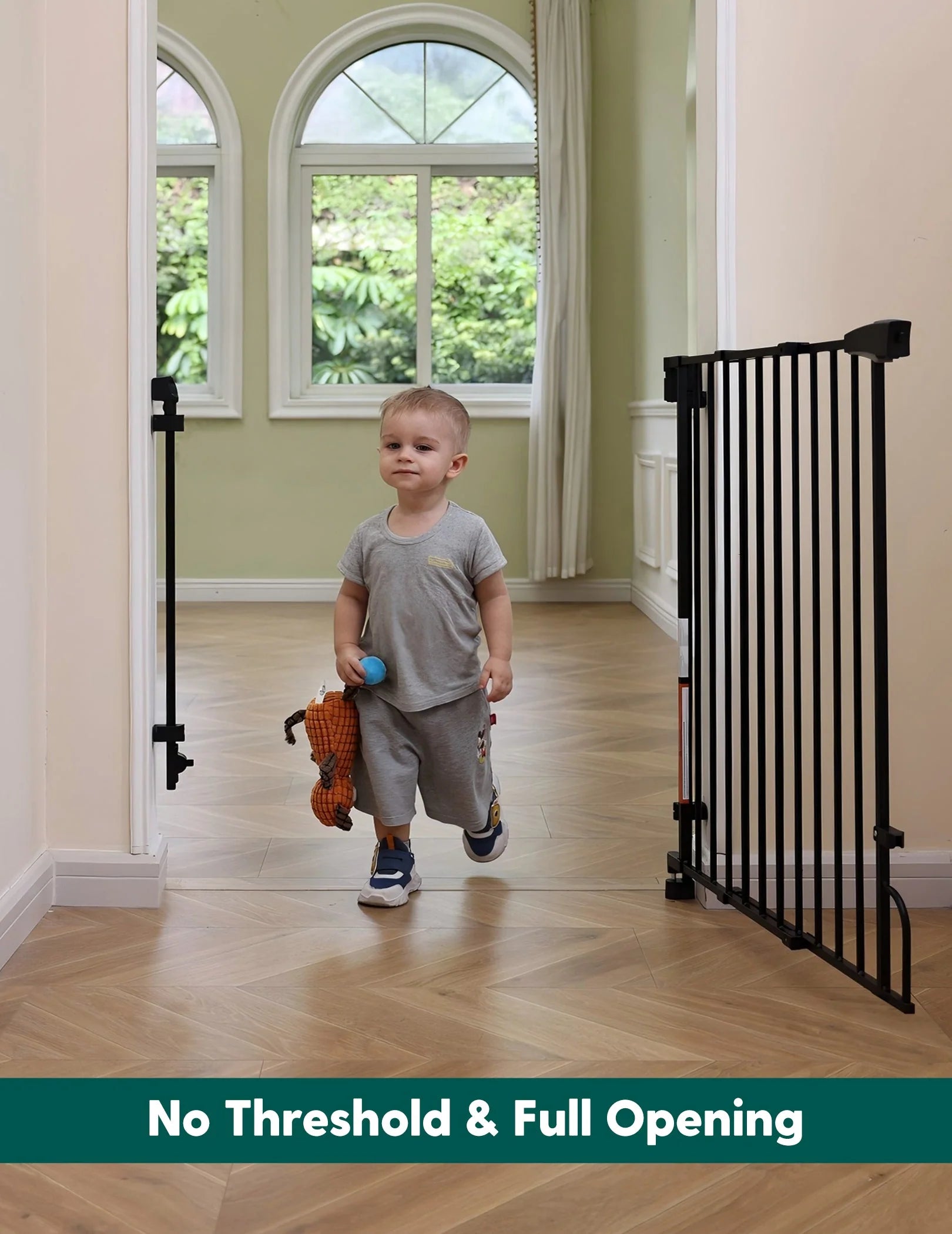 Boundless R30 Proflex | Removable No-trip Baby Gate For Stairs