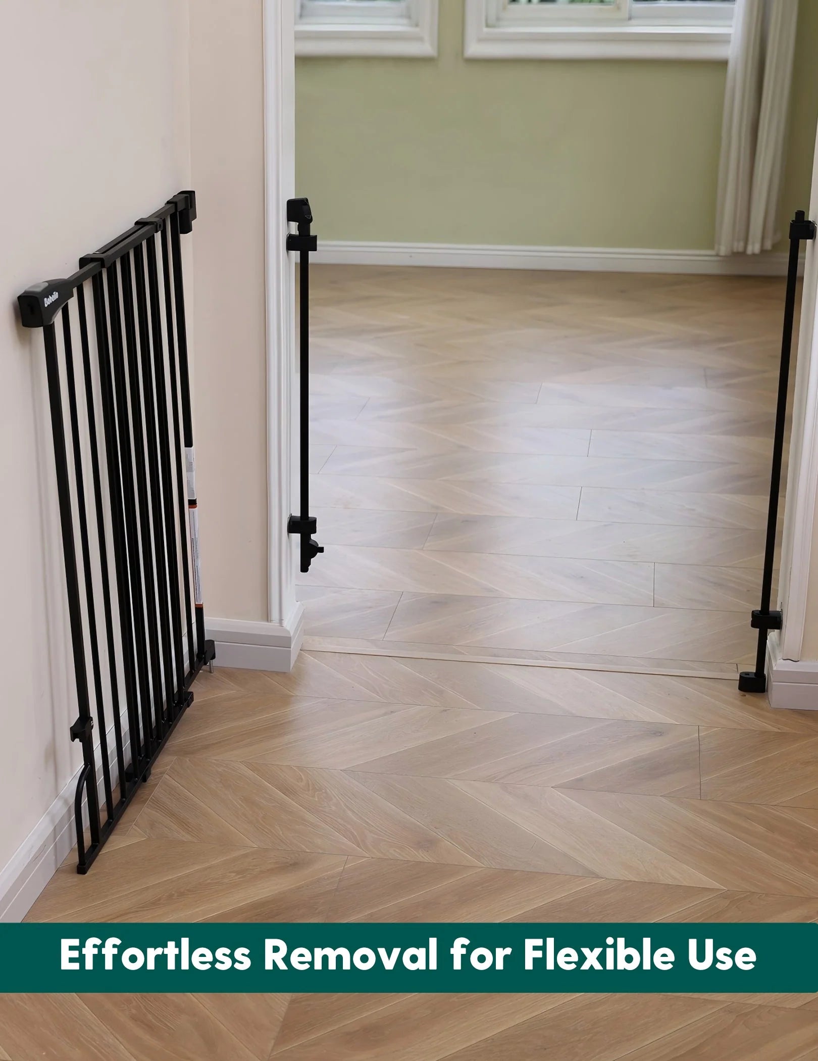 Boundless R30 Proflex | Removable No-trip Baby Gate For Stairs