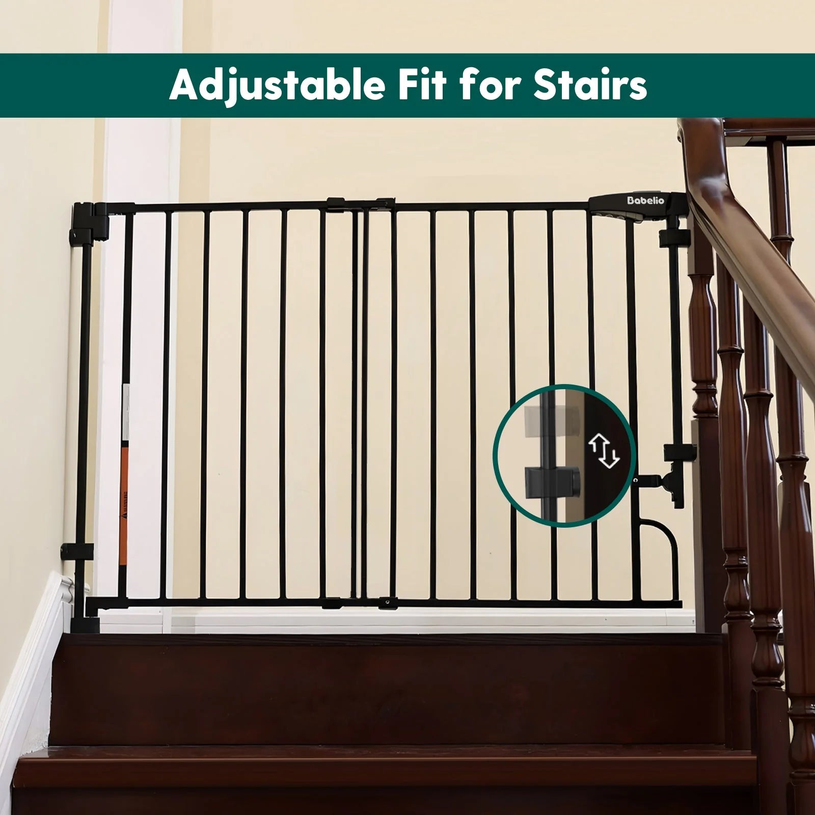 Boundless R30 Proflex | Removable No-trip Baby Gate For Stairs